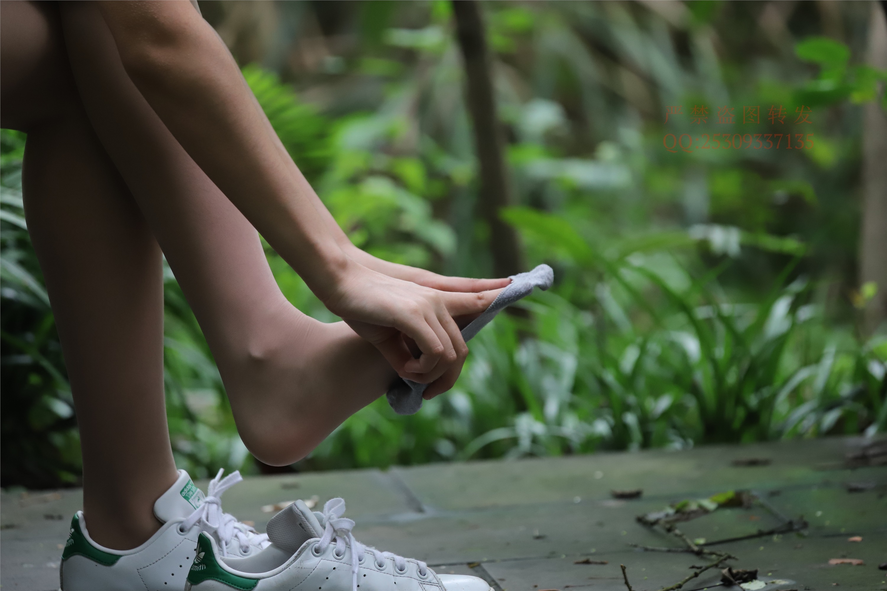 大西瓜套图 2018 7.8月活动模特二平底鞋肉si 船袜4