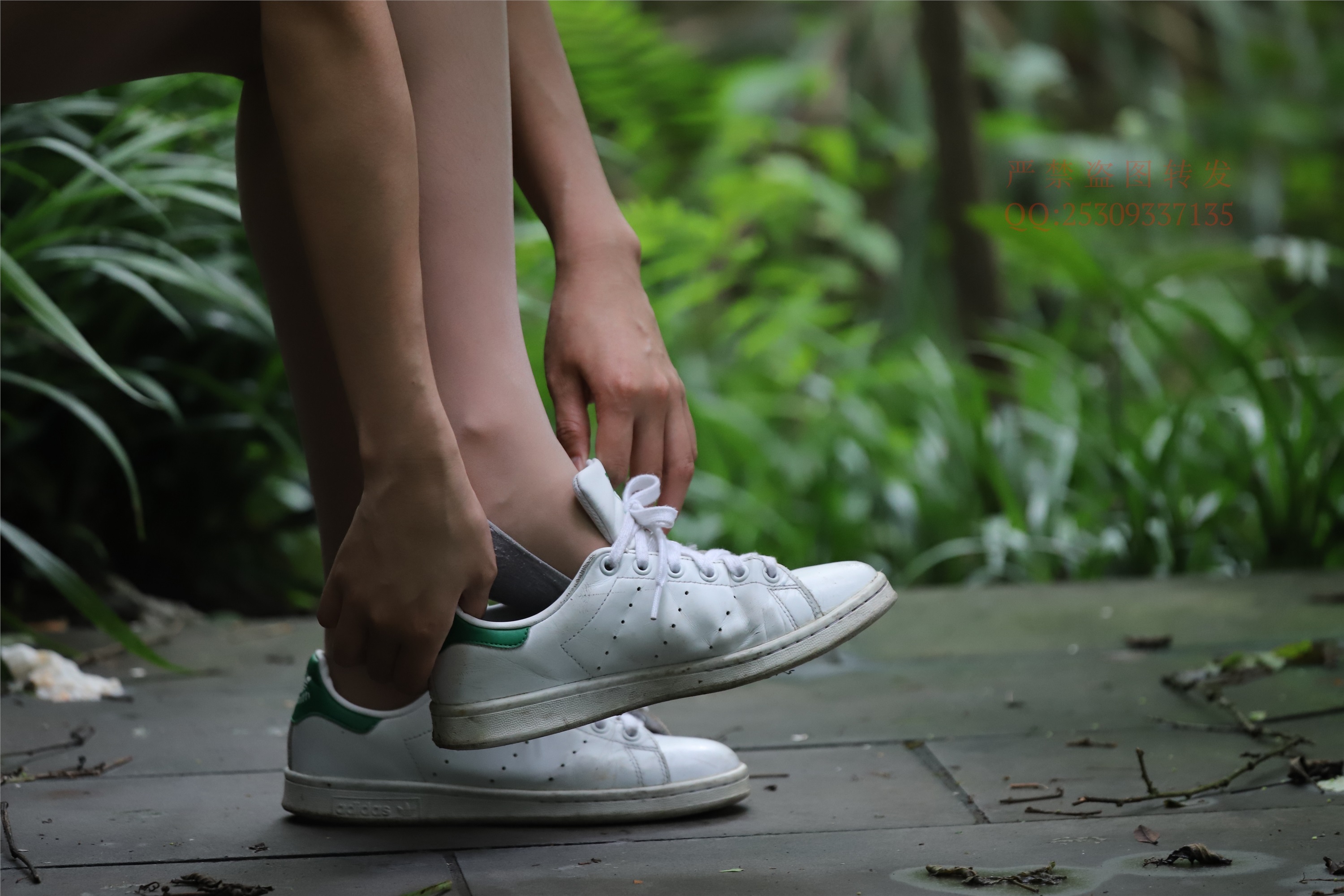 大西瓜套图 2018 7.8月活动模特二平底鞋肉si 船袜4