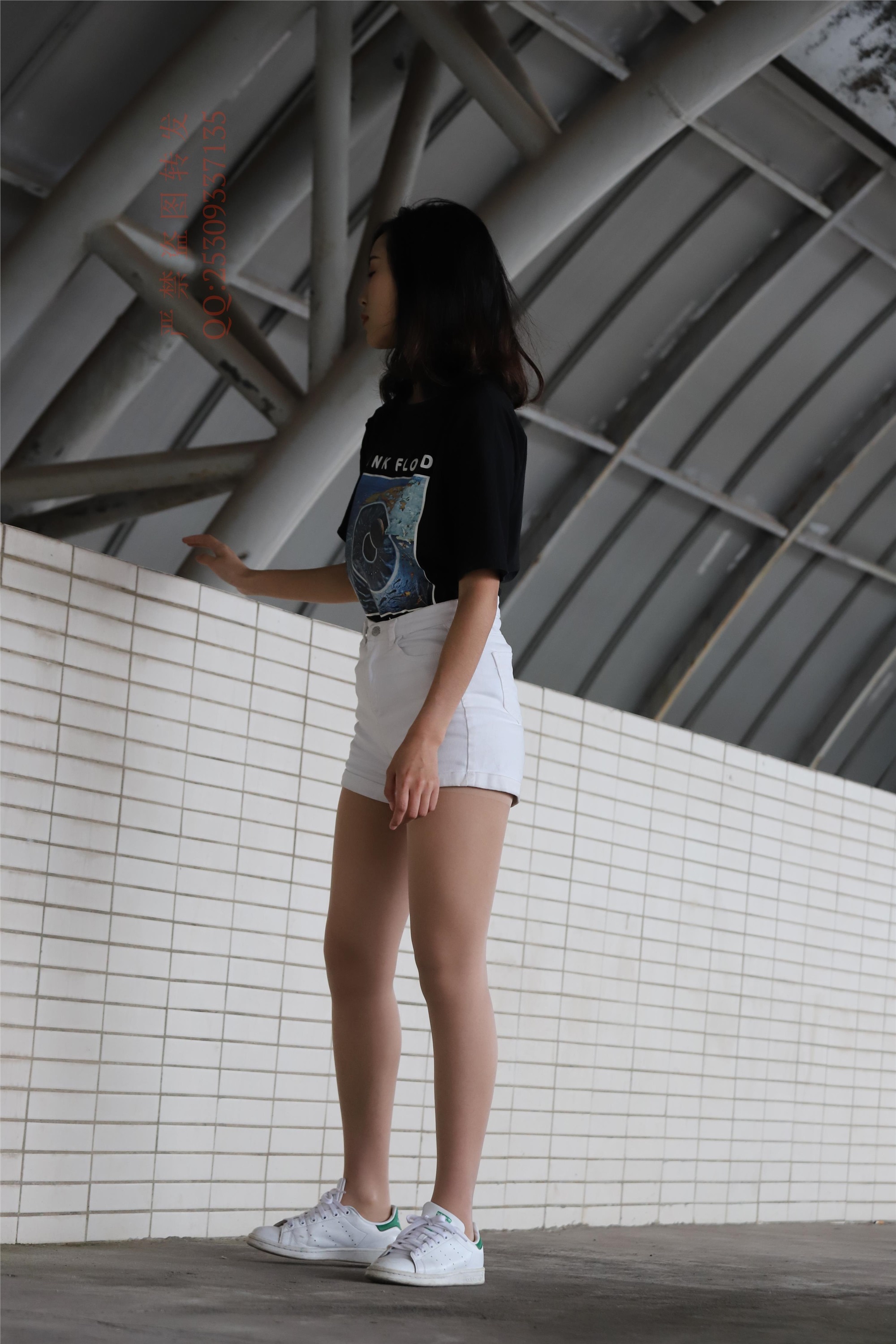 大西瓜套图 2018 7.8月活动模特二贝壳头户外肉si船袜1