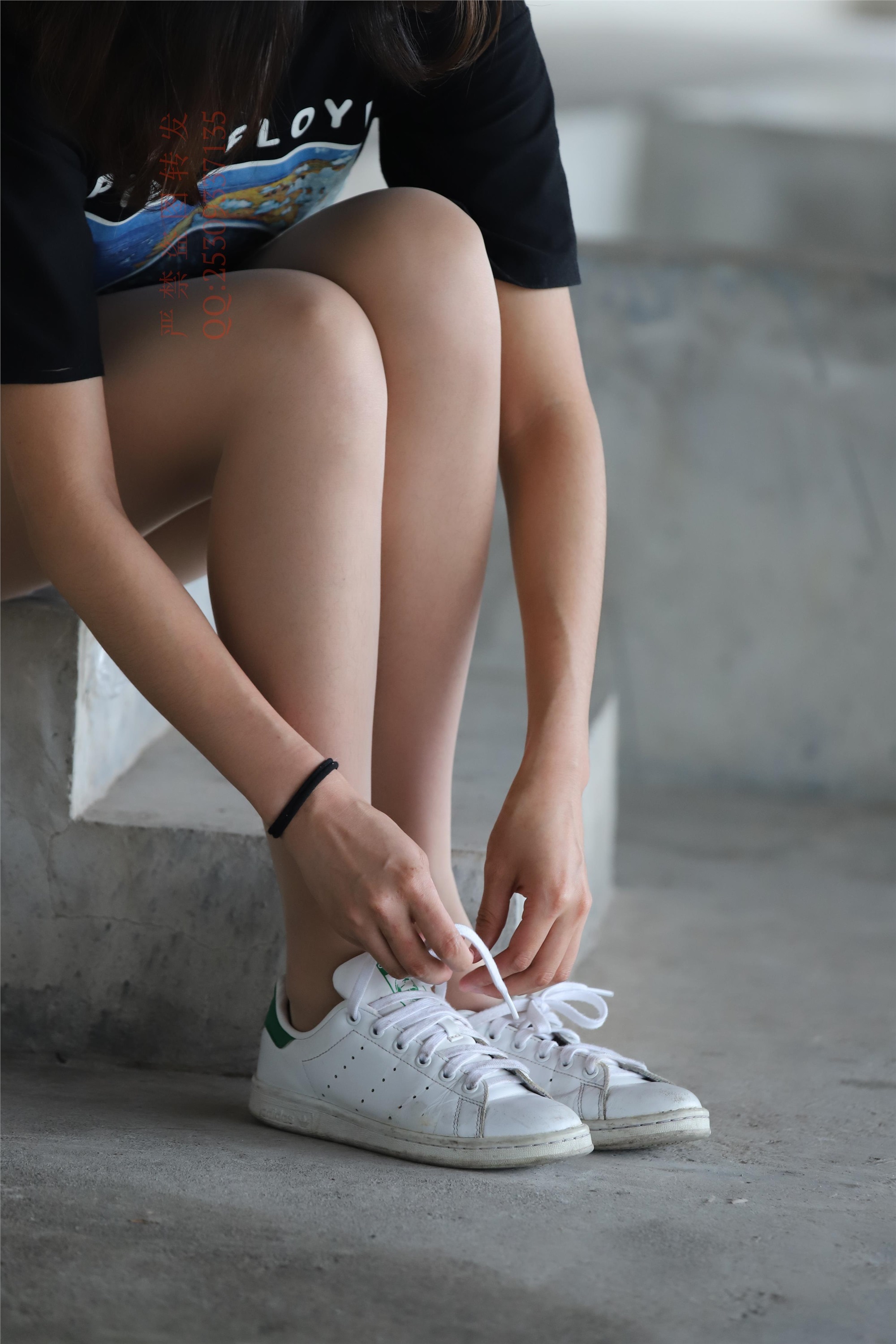 大西瓜套图 2018 7.8月活动模特二贝壳头户外肉si船袜1