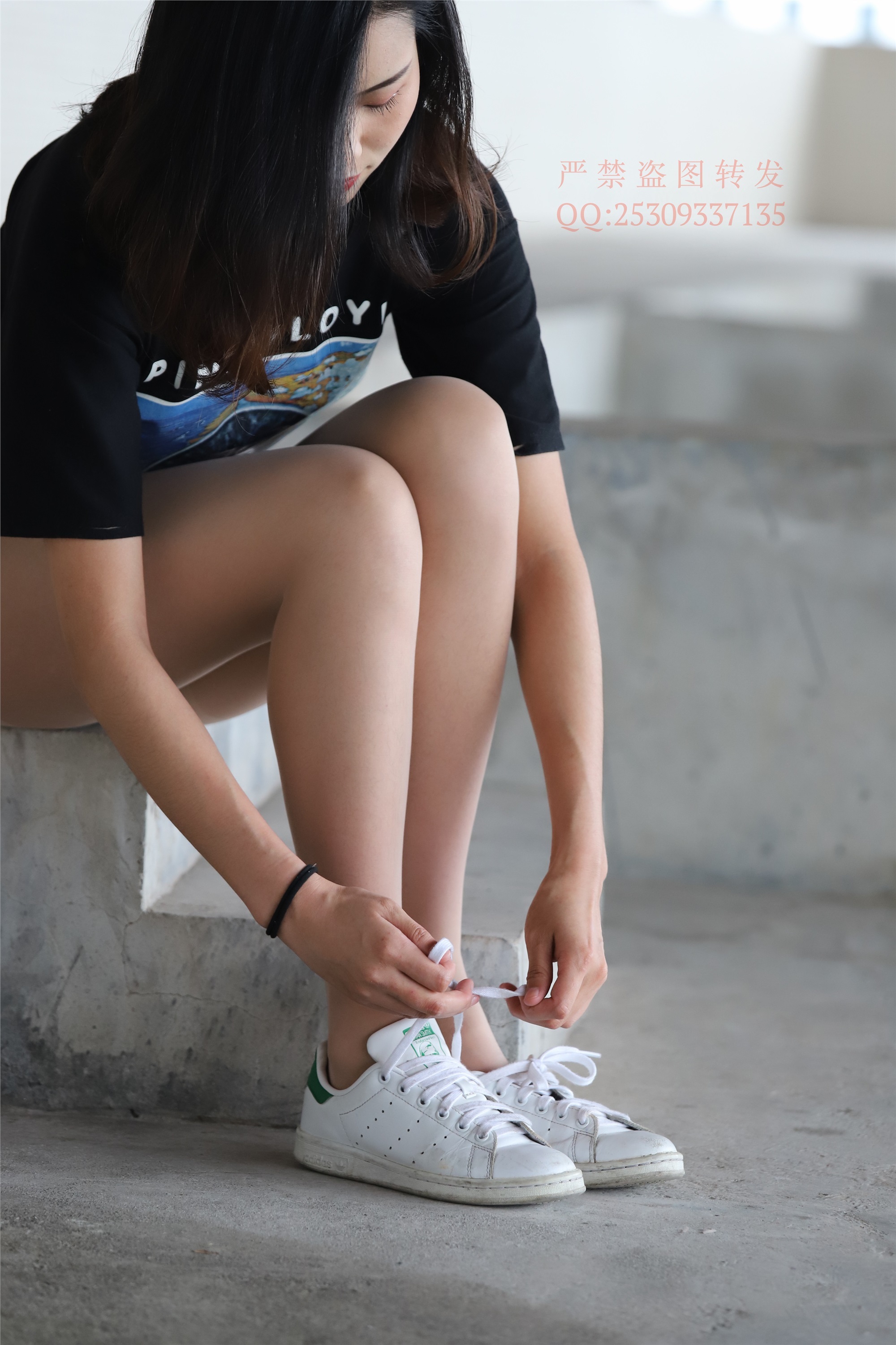 大西瓜套图 2018 7.8月活动模特二贝壳头户外肉si船袜1