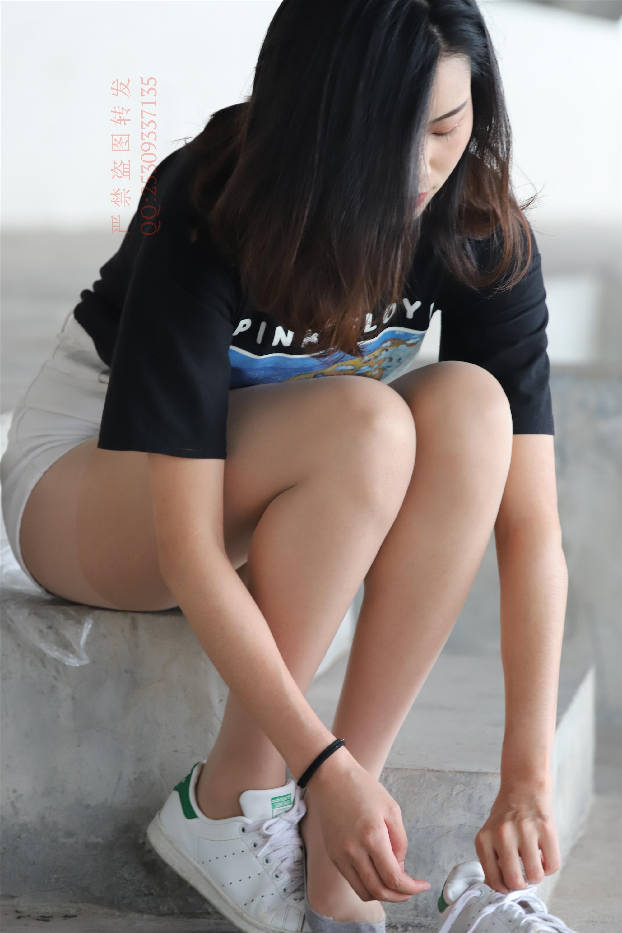 大西瓜套图 2018 7.8月活动模特二贝壳头户外肉si船袜1