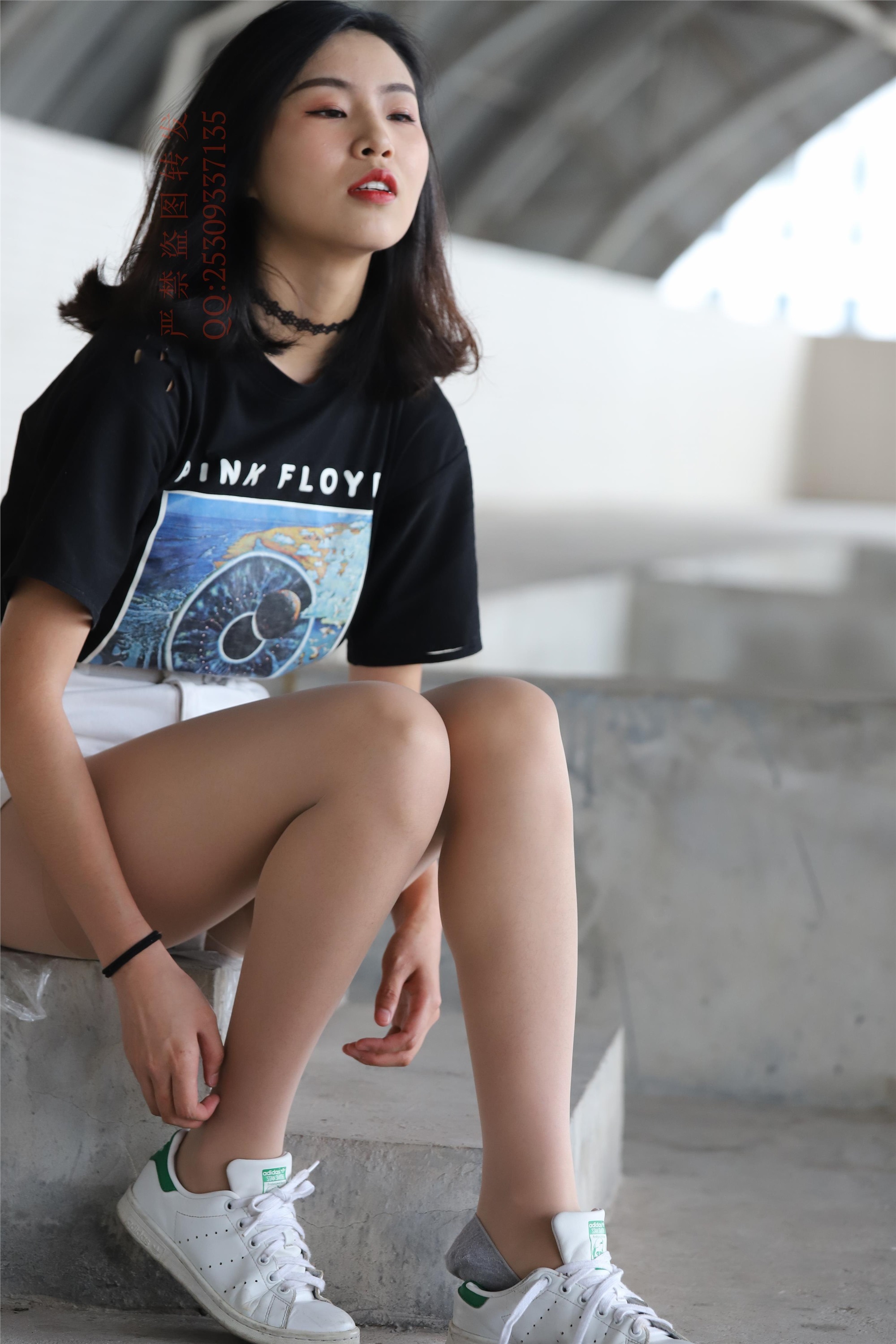 大西瓜套图 2018 7.8月活动模特二贝壳头户外肉si船袜1