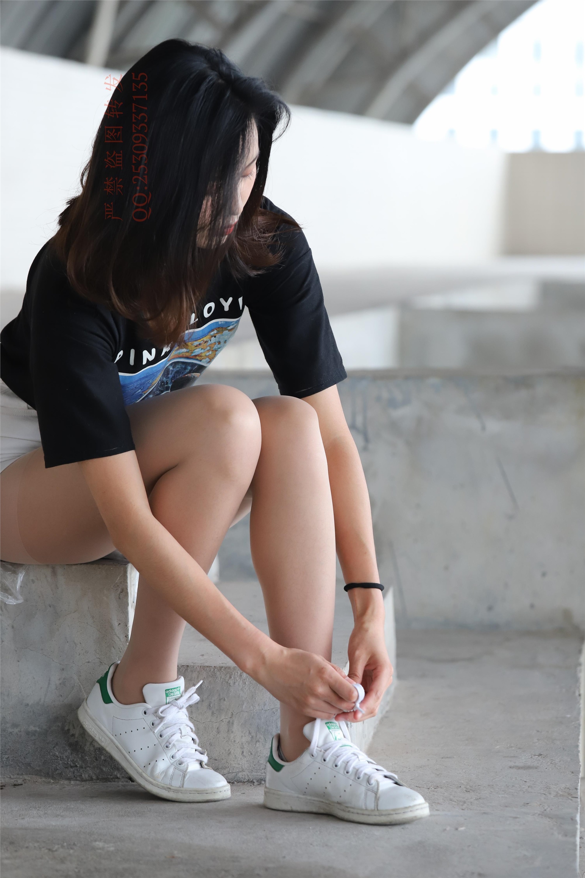 大西瓜套图 2018 7.8月活动模特二贝壳头户外肉si船袜1