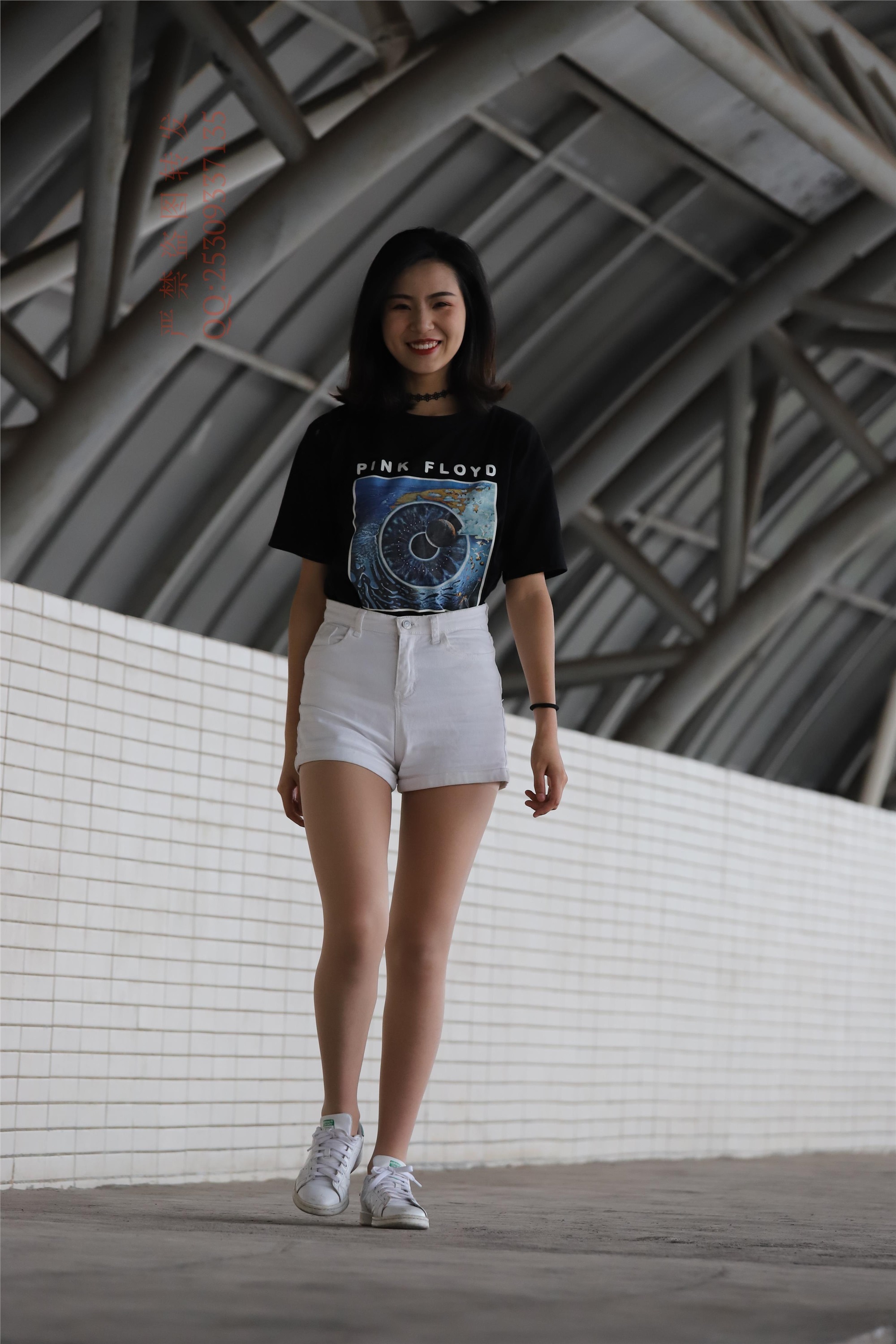 大西瓜套图 2018 7.8月活动模特二贝壳头户外肉si船袜1