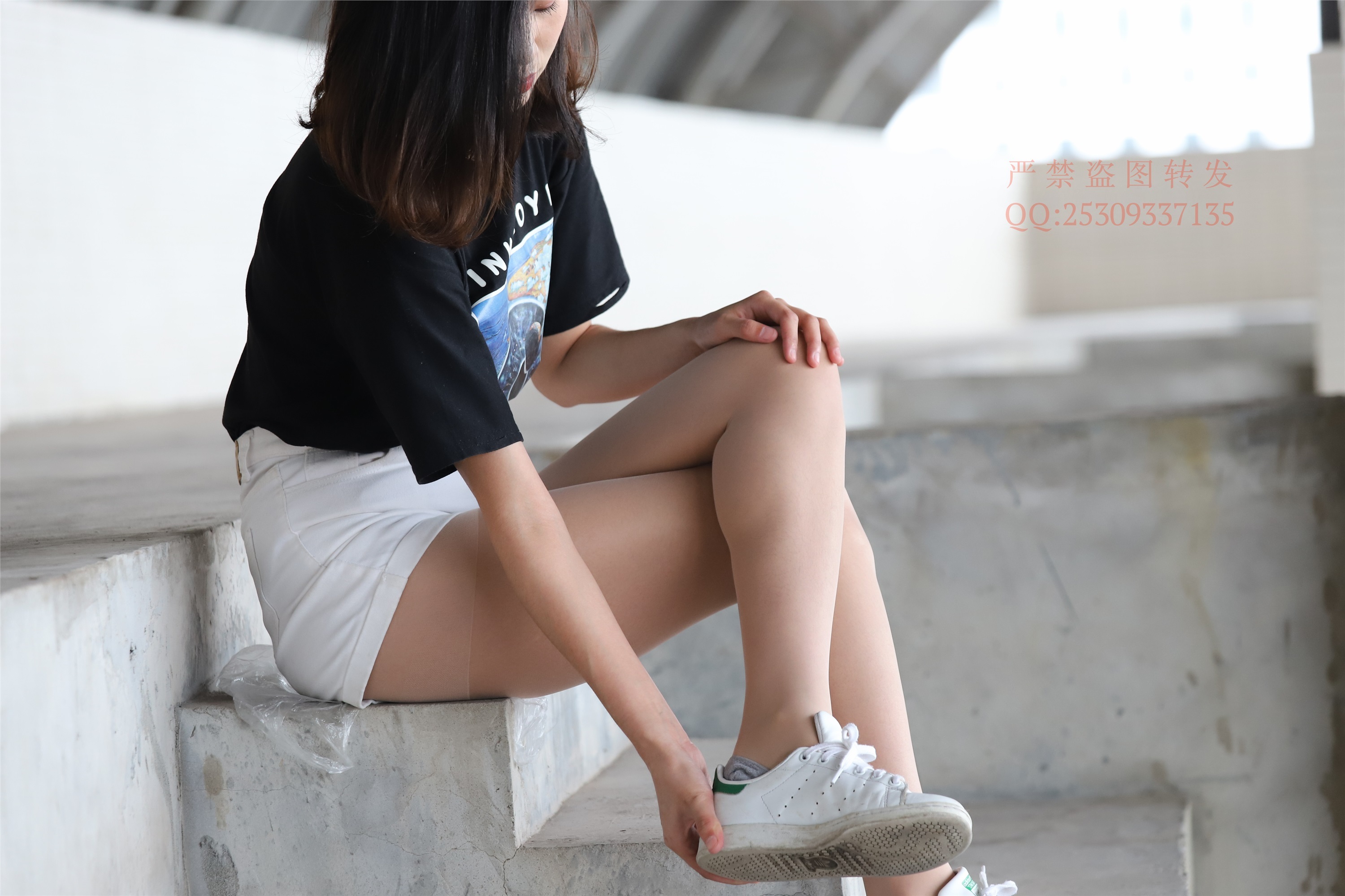 大西瓜套图 2018 7.8月活动模特二贝壳头户外肉si船袜2