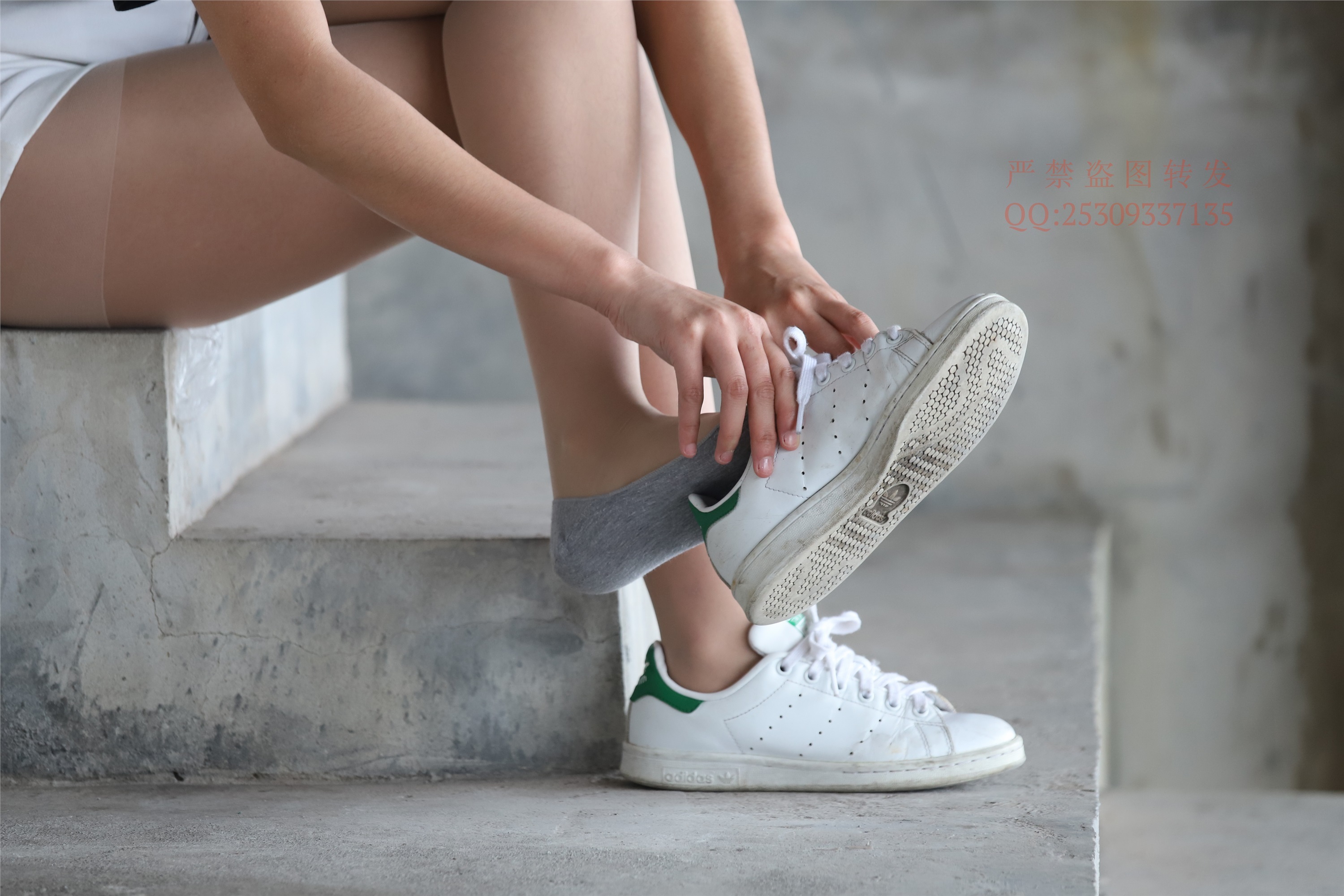 大西瓜套图 2018 7.8月活动模特二贝壳头户外肉si船袜2