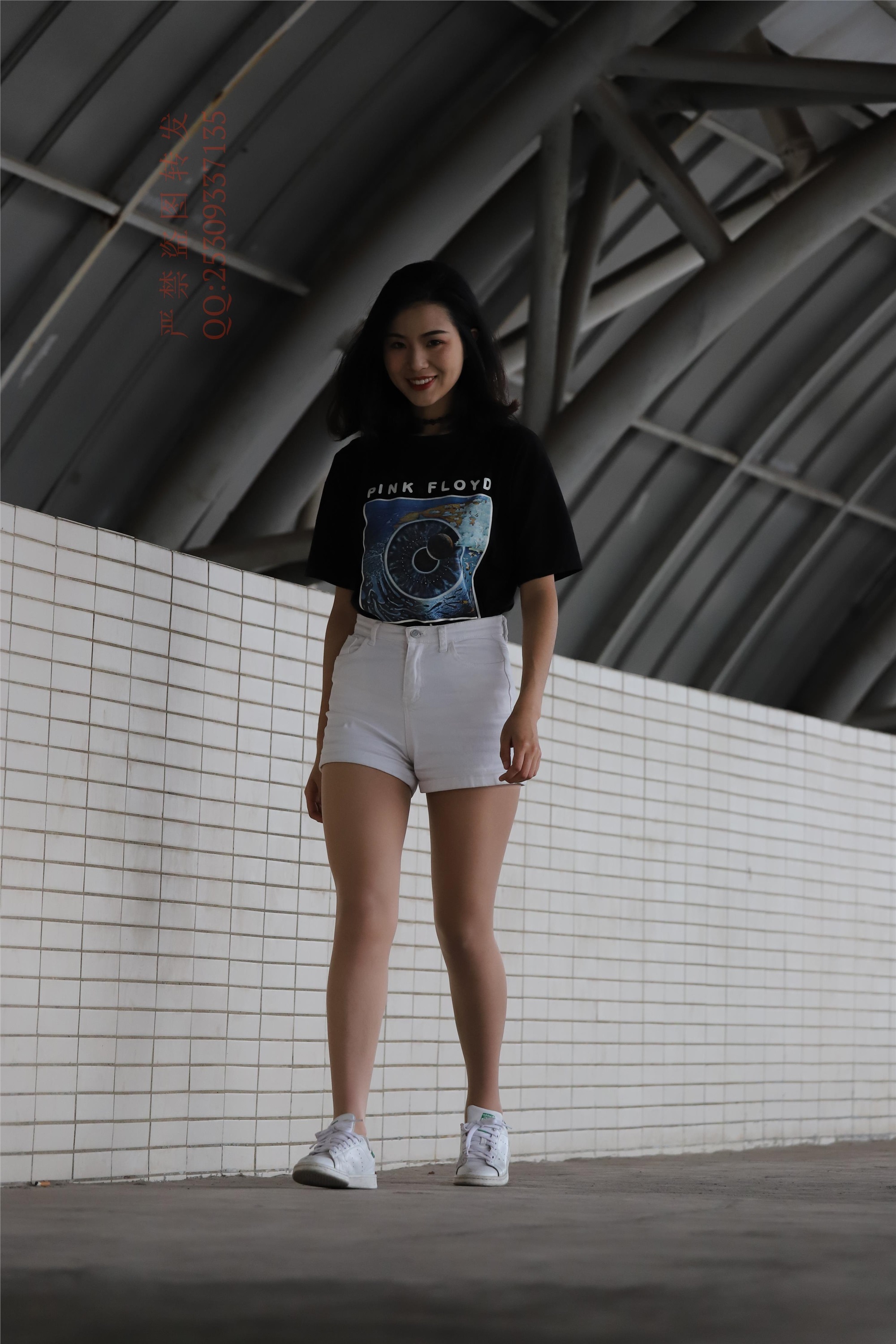 大西瓜套图 2018 7.8月活动模特二贝壳头户外肉si船袜3