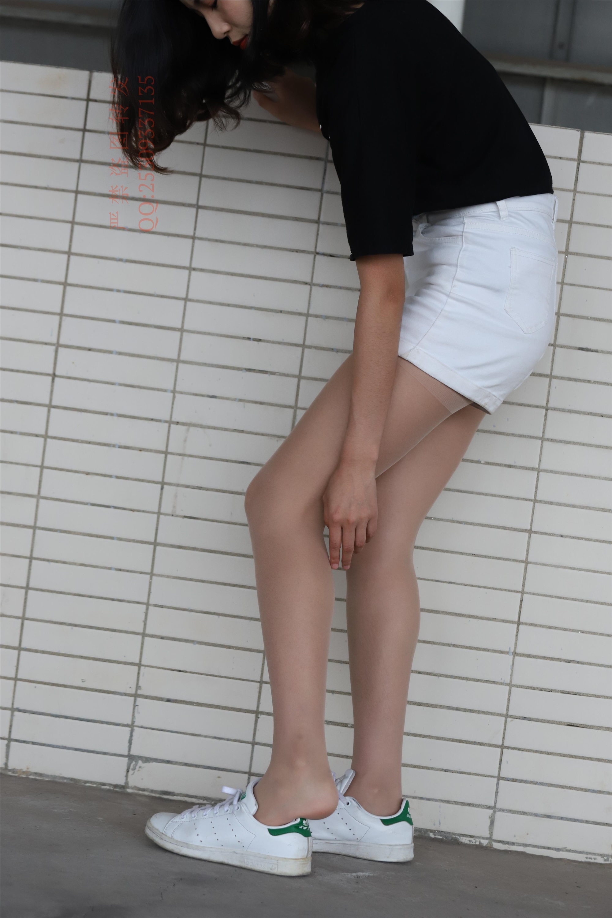 大西瓜套图 2018 7.8月活动模特二贝壳头户外肉si船袜4