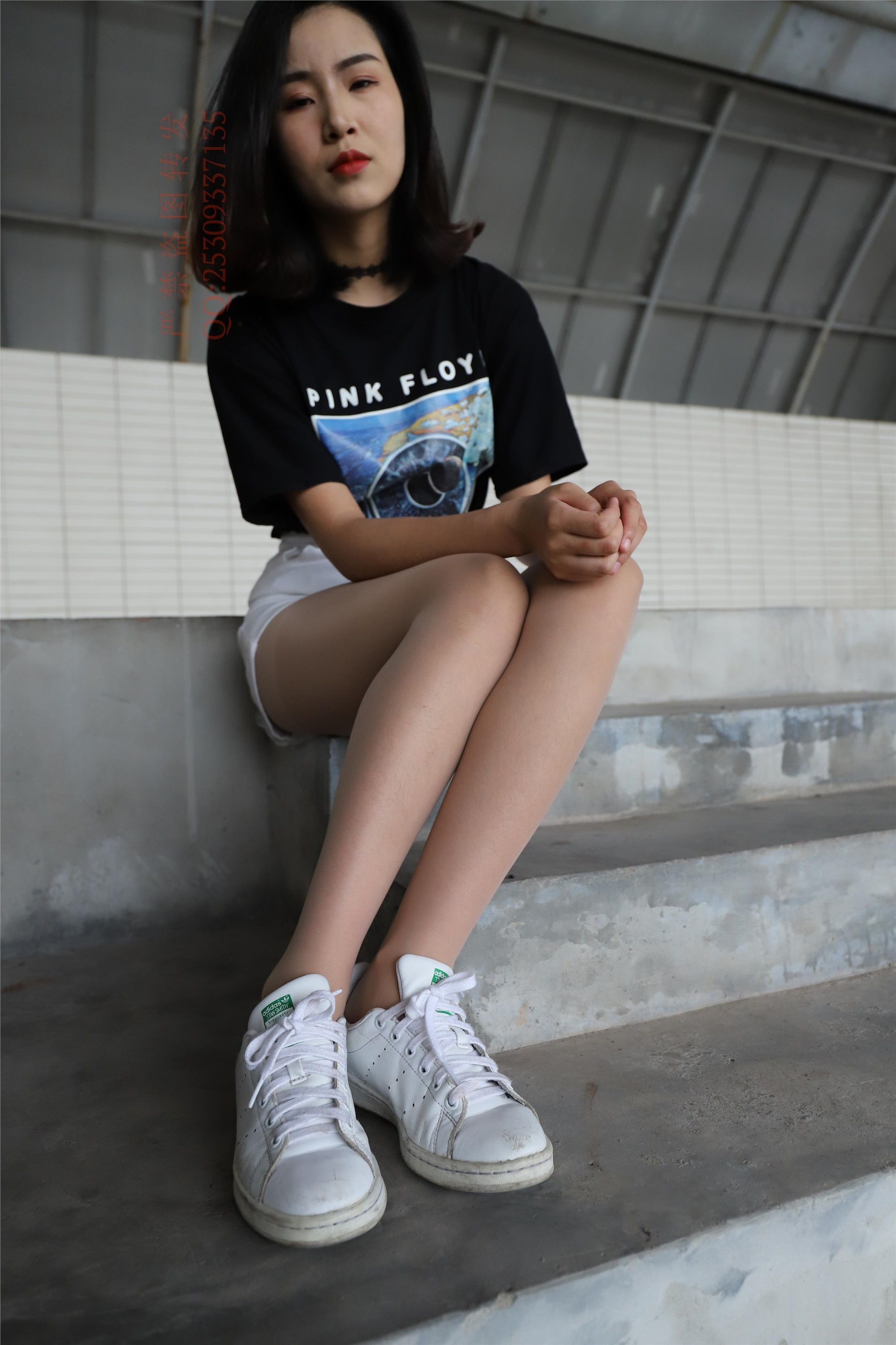 大西瓜套图 2018 7.8月活动模特二贝壳头户外肉si船袜4