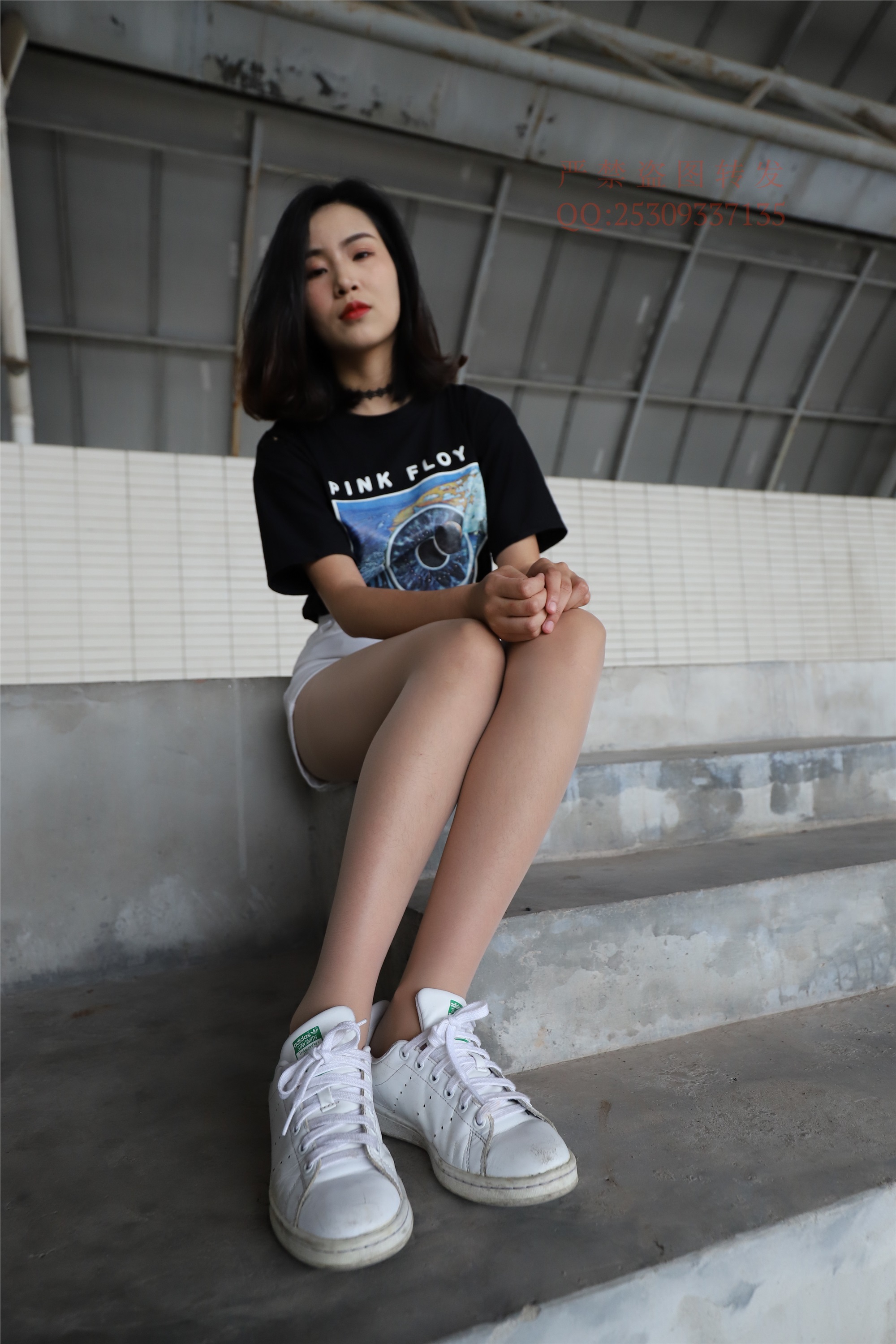 大西瓜套图 2018 7.8月活动模特二贝壳头户外肉si船袜4