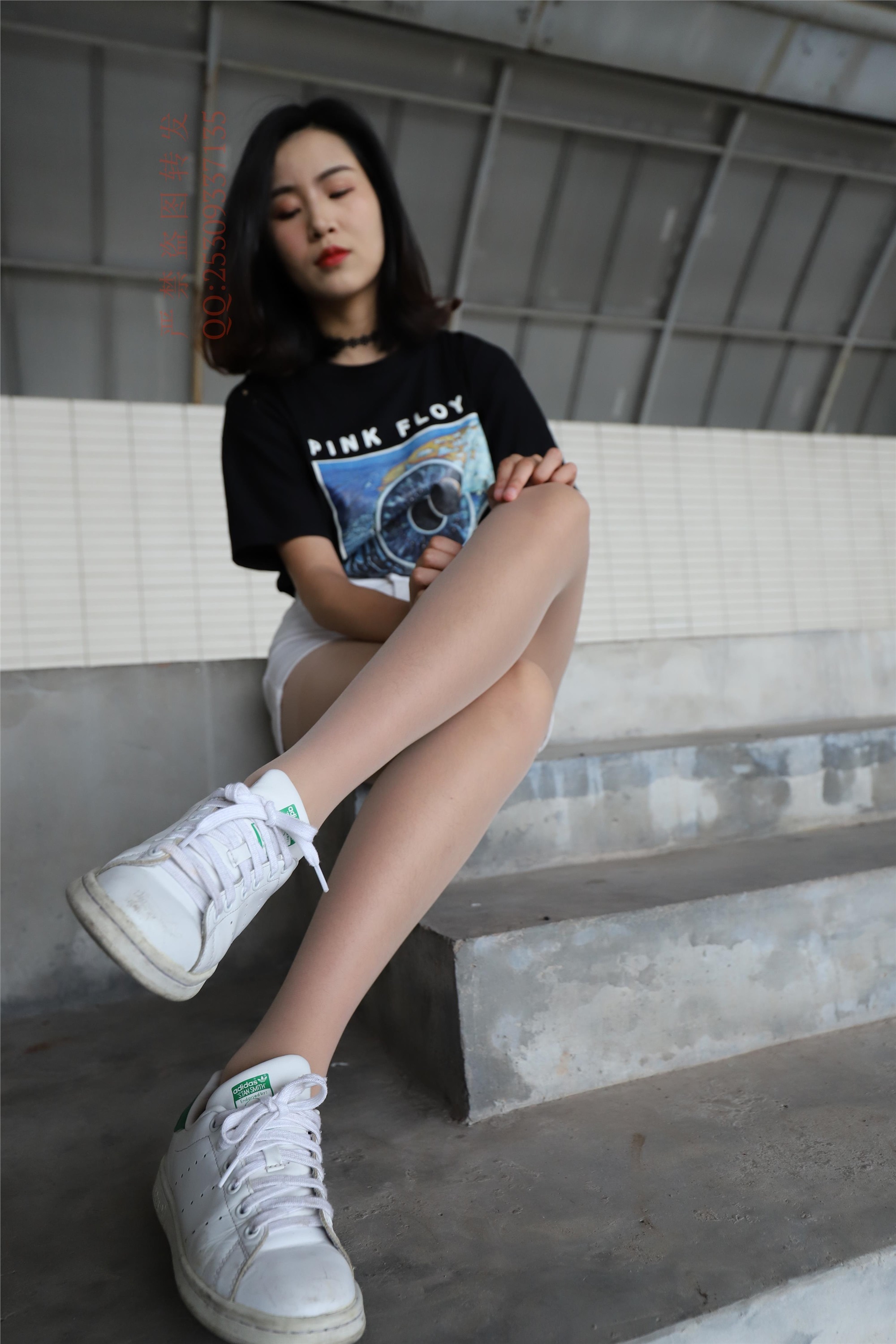 大西瓜套图 2018 7.8月活动模特二贝壳头户外肉si船袜4