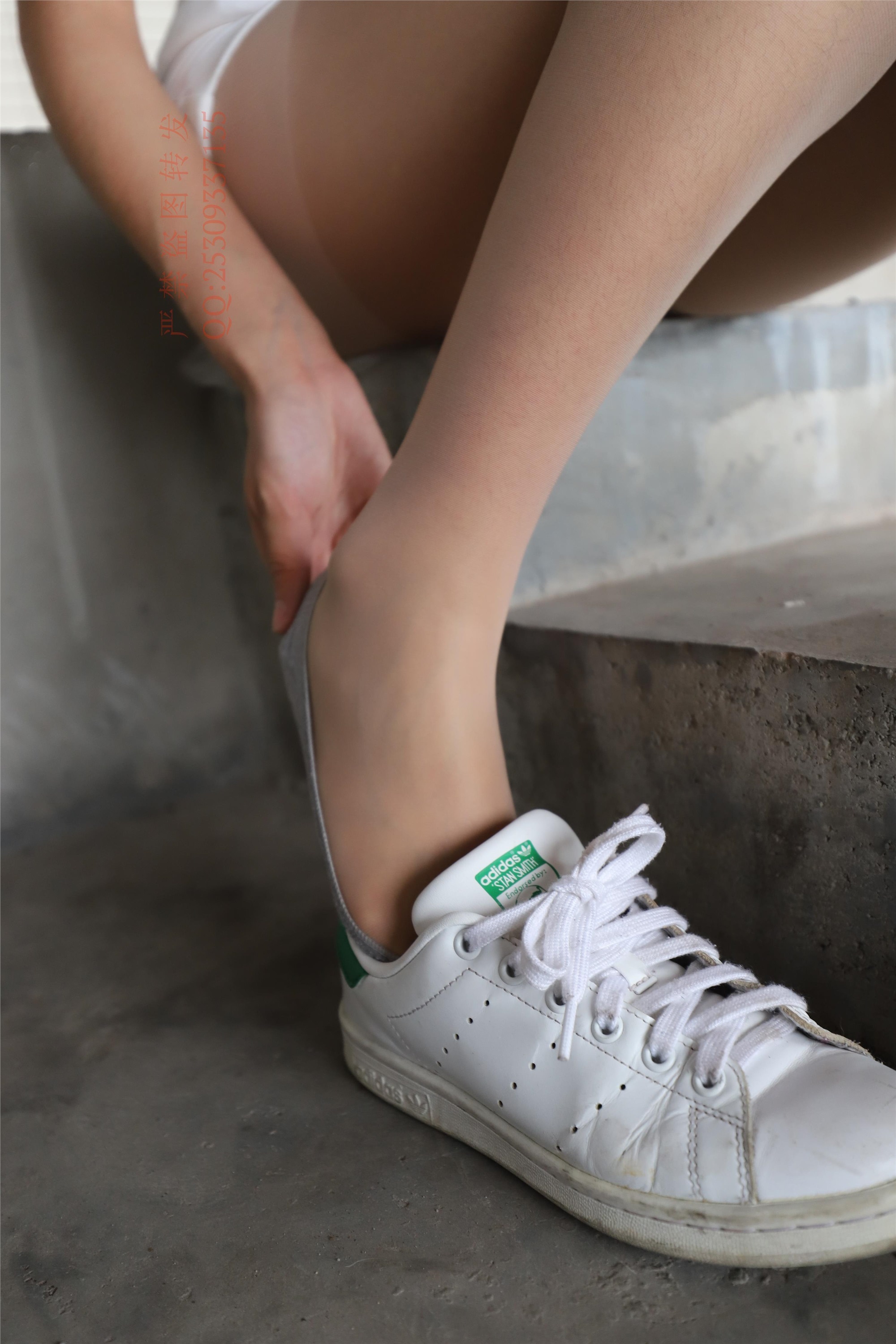 大西瓜套图 2018 7.8月活动模特二贝壳头户外肉si船袜4