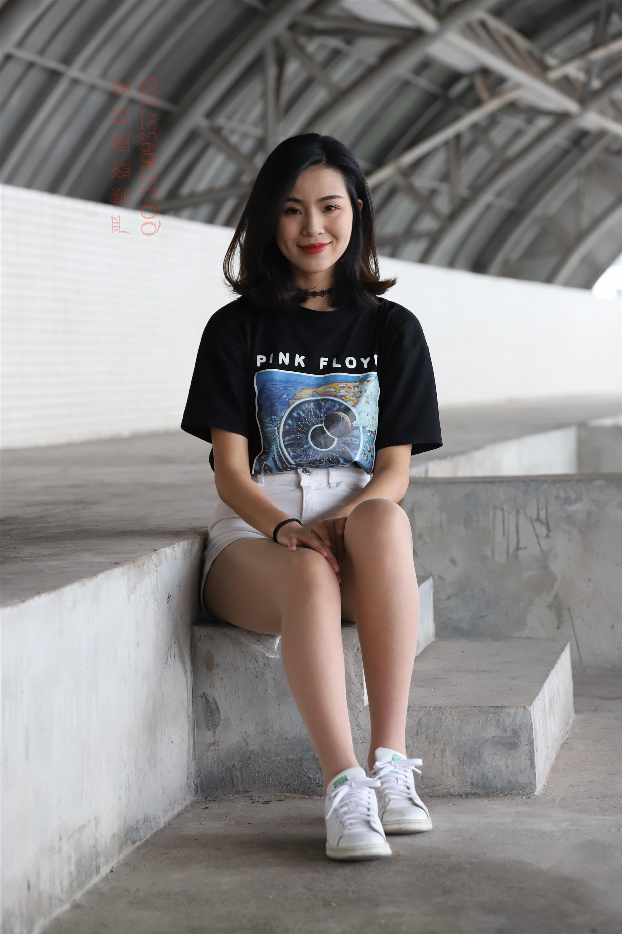 大西瓜套图 2018 7.8月活动模特二贝壳头户外肉si船袜4