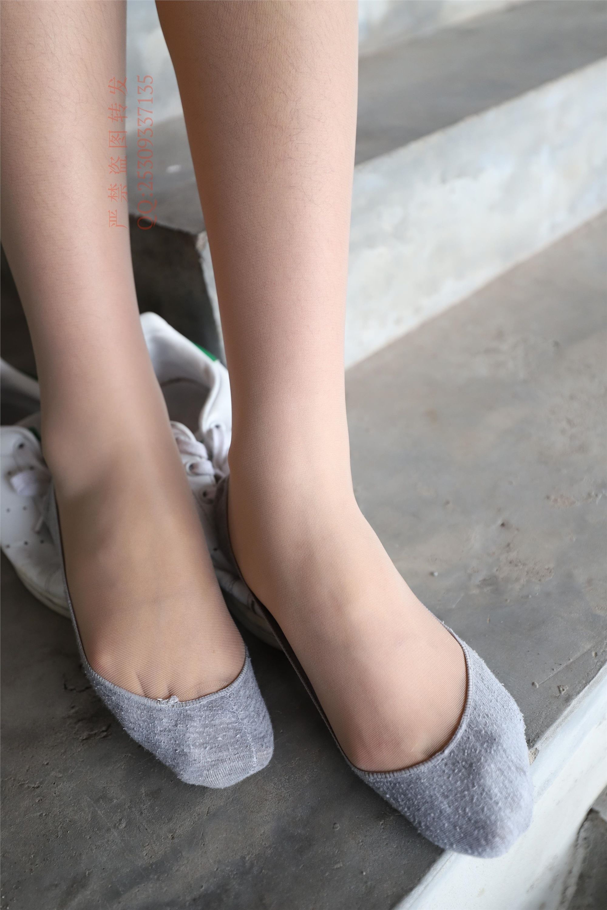 大西瓜套图 2018 7.8月活动模特二贝壳头户外肉si船袜5