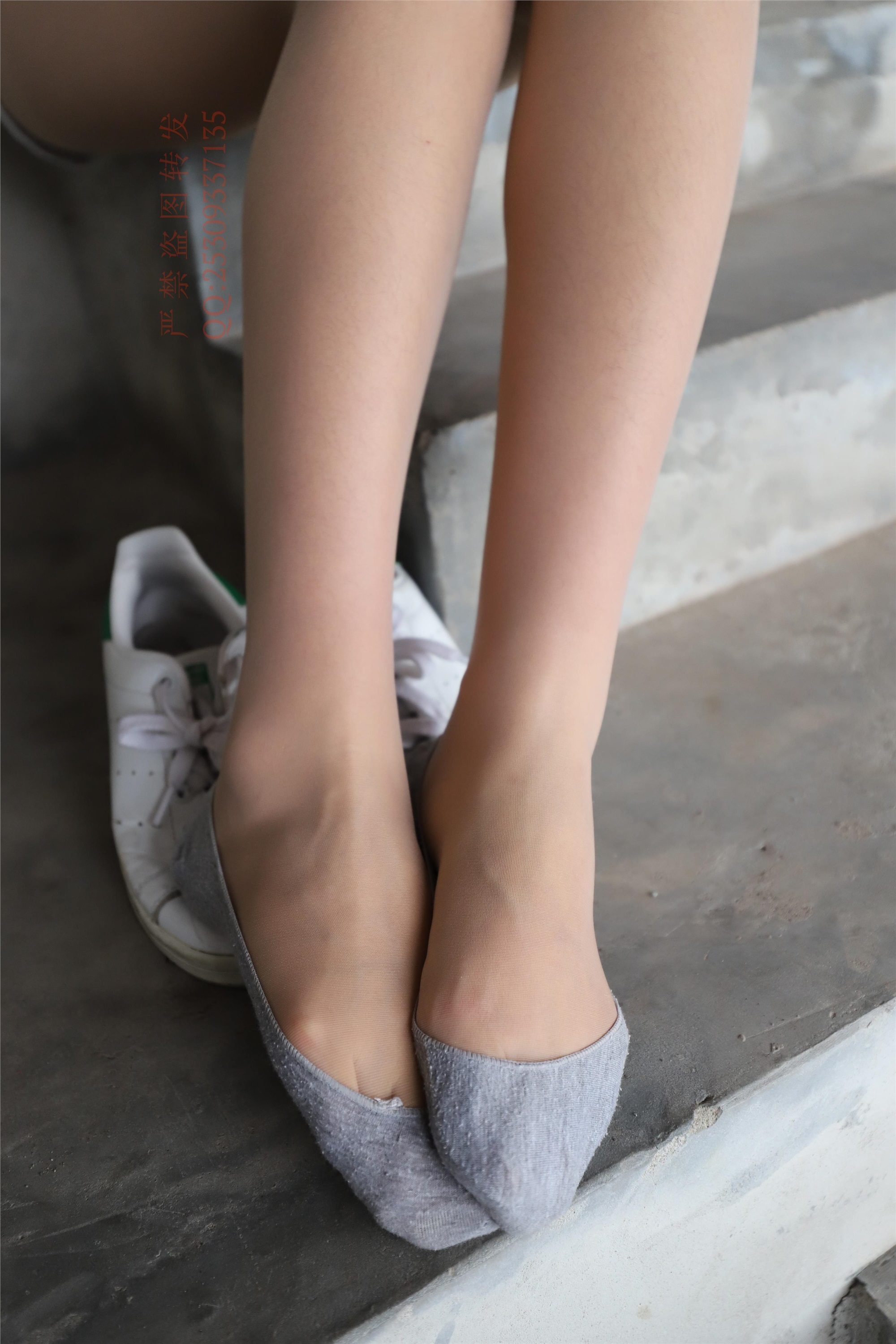 大西瓜套图 2018 7.8月活动模特二贝壳头户外肉si船袜5