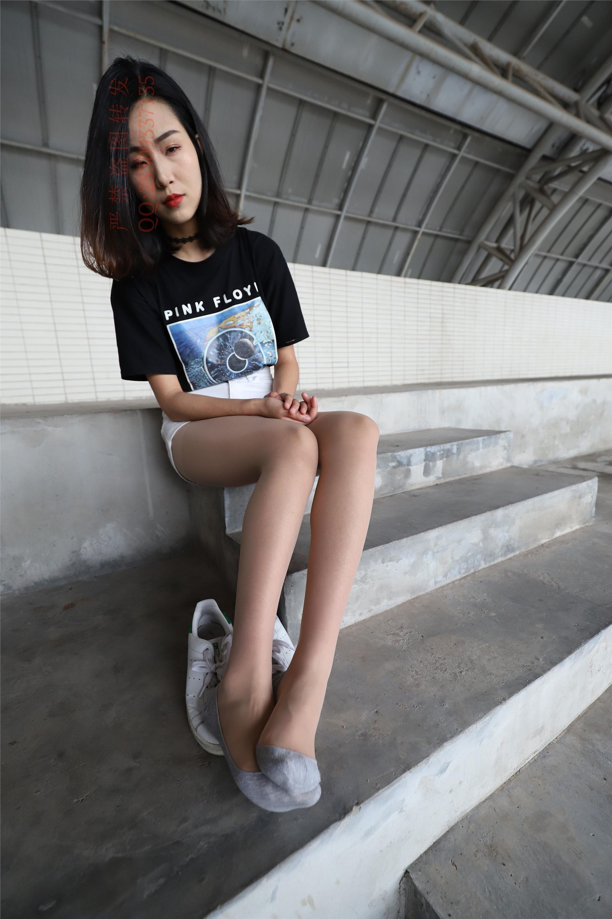 大西瓜套图 2018 7.8月活动模特二贝壳头户外肉si船袜5