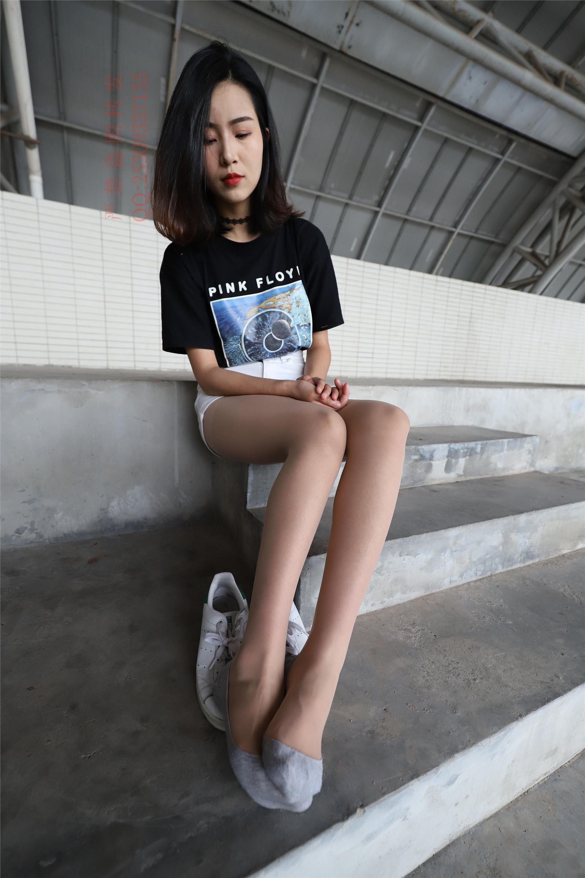 大西瓜套图 2018 7.8月活动模特二贝壳头户外肉si船袜5