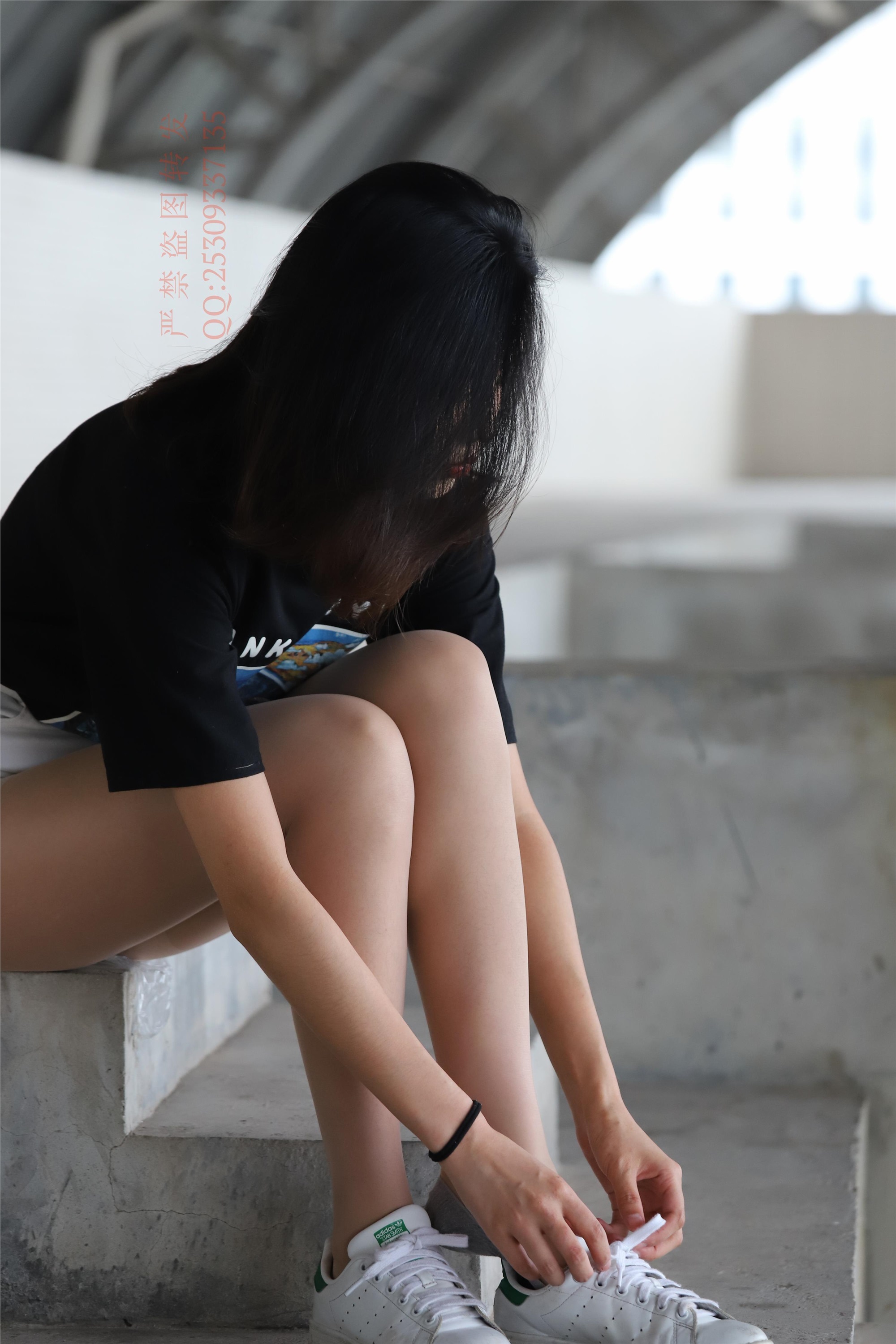 大西瓜套图 2018 7.8月活动模特二贝壳头户外肉si船袜5