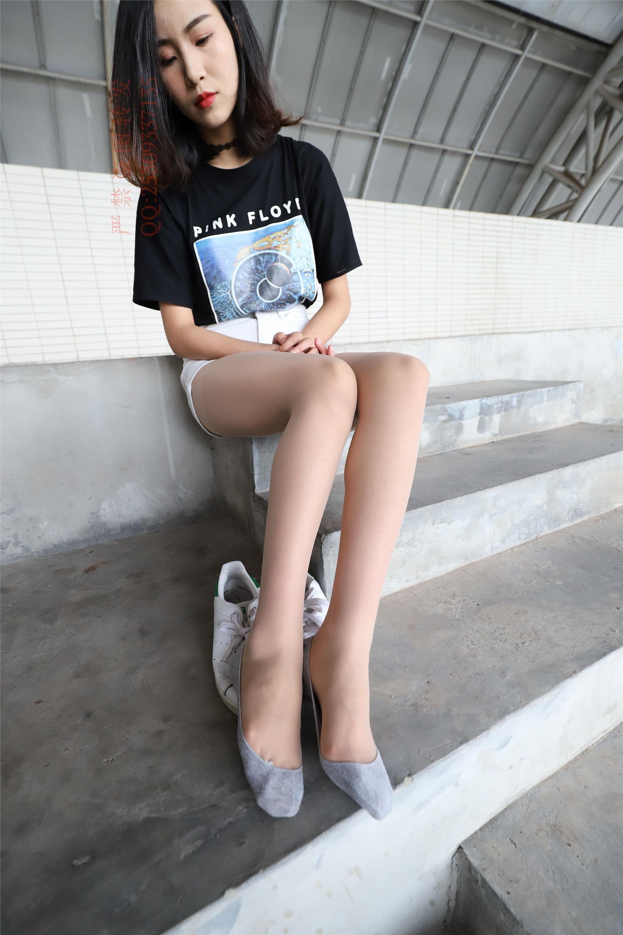 大西瓜套图 2018 7.8月活动模特二贝壳头户外肉si船袜5