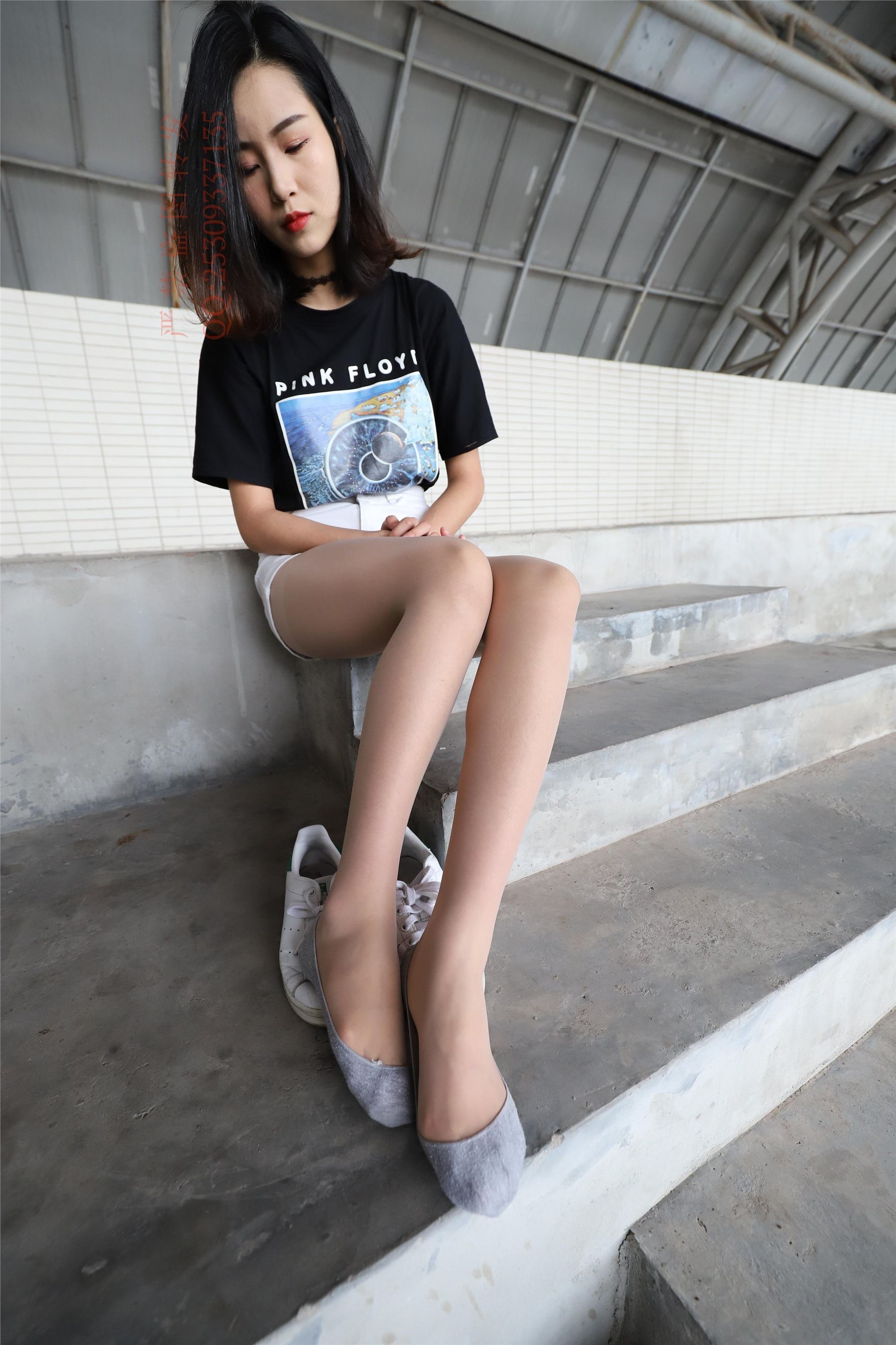 大西瓜套图 2018 7.8月活动模特二贝壳头户外肉si船袜5