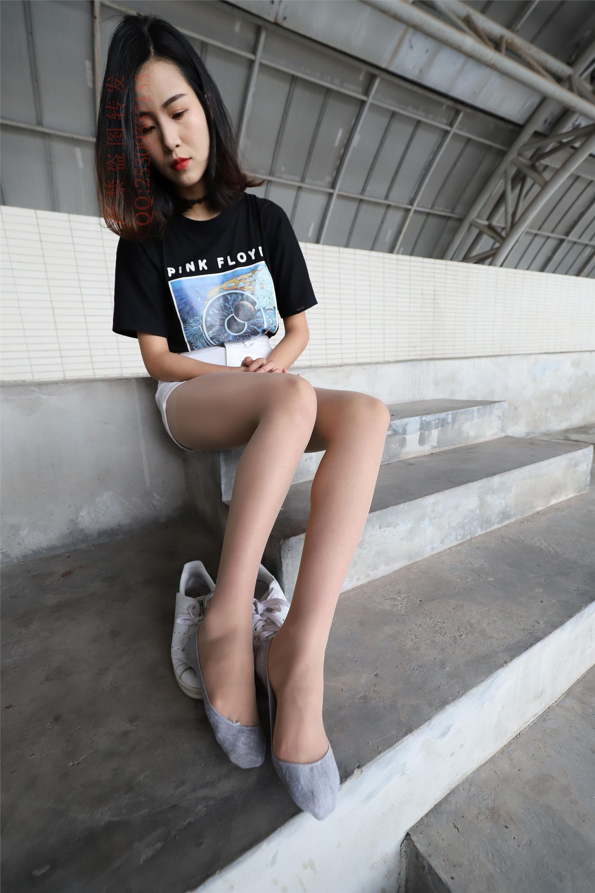 大西瓜套图 2018 7.8月活动模特二贝壳头户外肉si船袜5