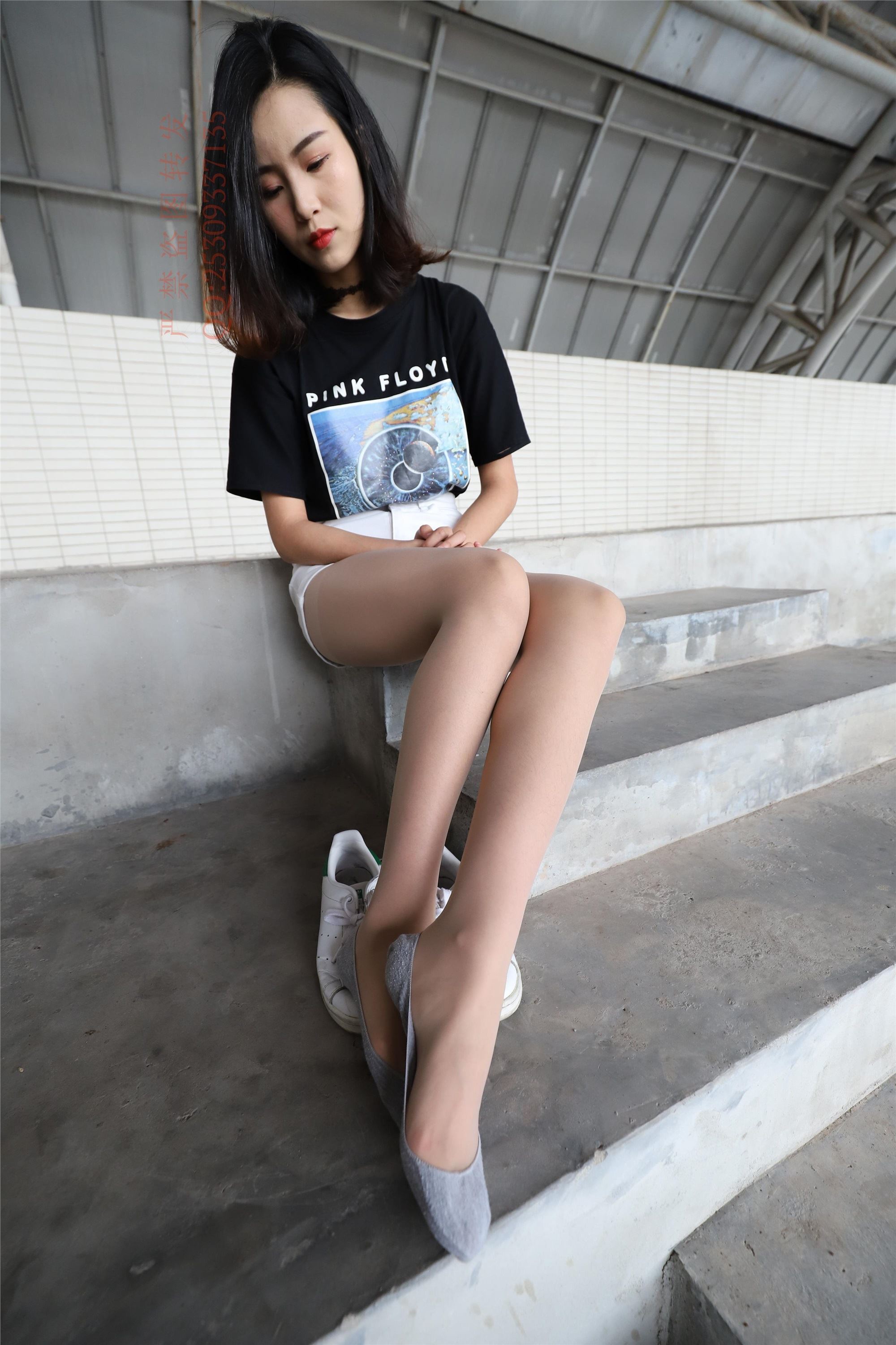 大西瓜套图 2018 7.8月活动模特二贝壳头户外肉si船袜5