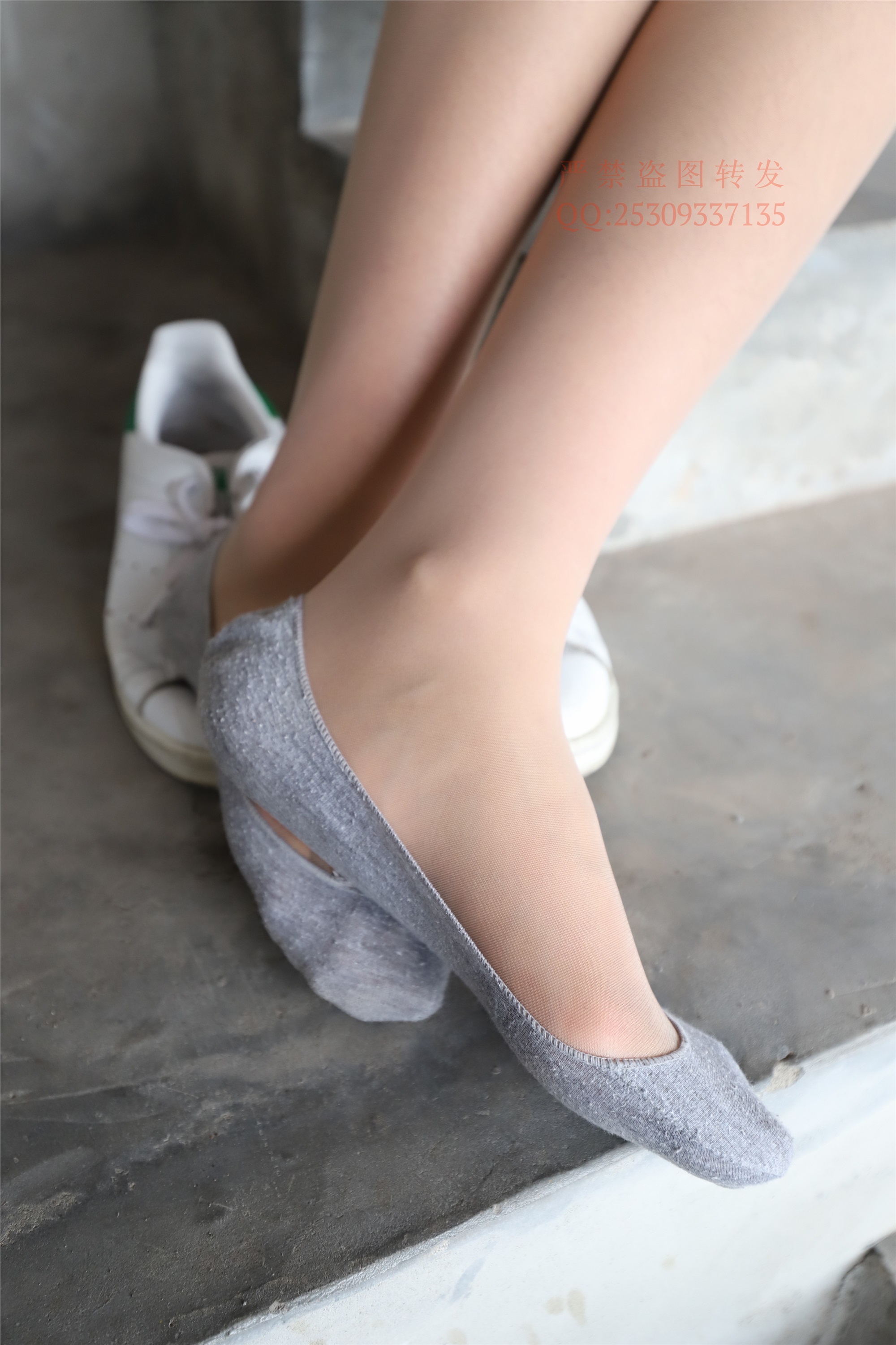 大西瓜套图 2018 7.8月活动模特二贝壳头户外肉si船袜5