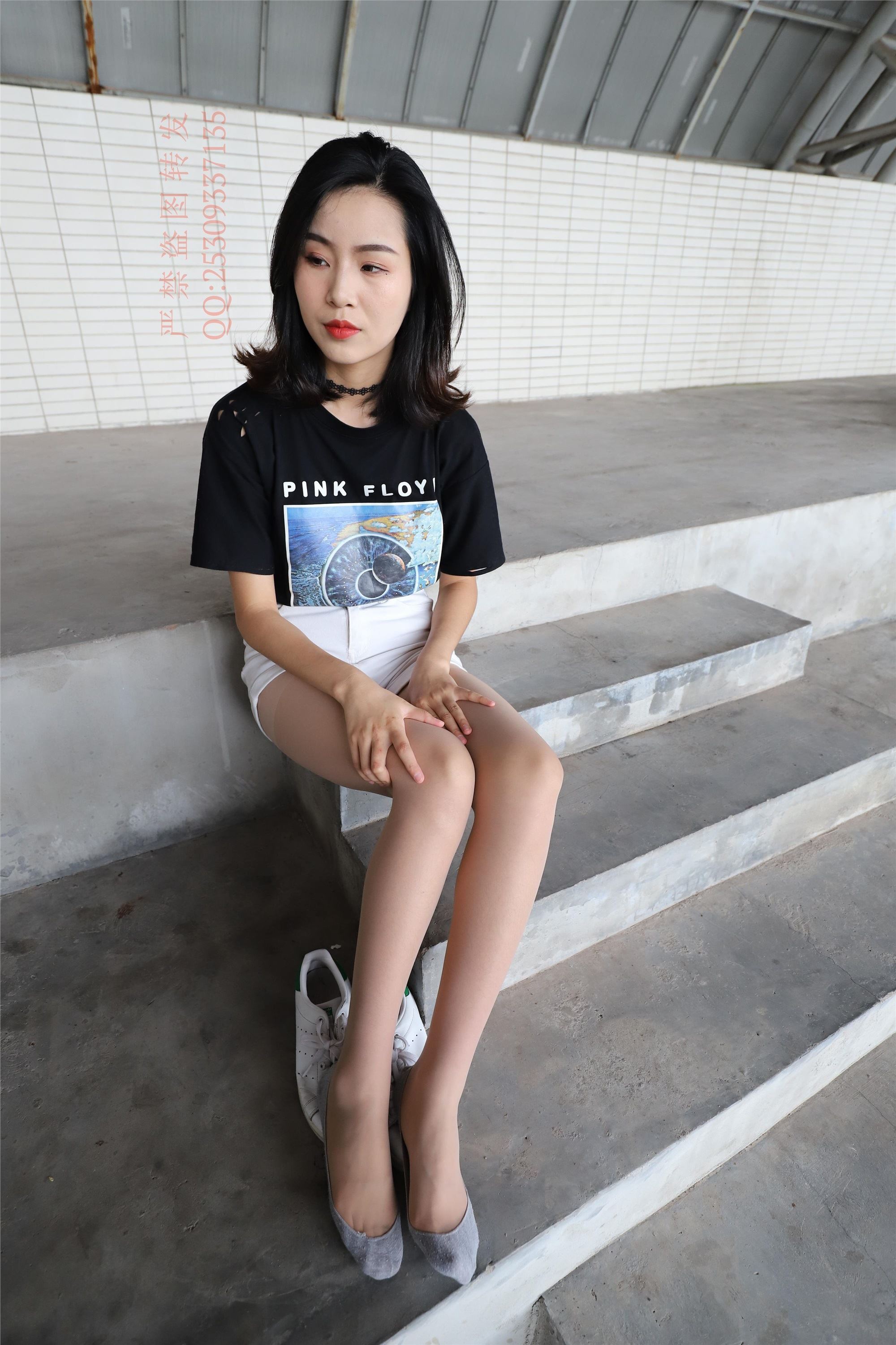 大西瓜套图 2018 7.8月活动模特二贝壳头户外肉si船袜5