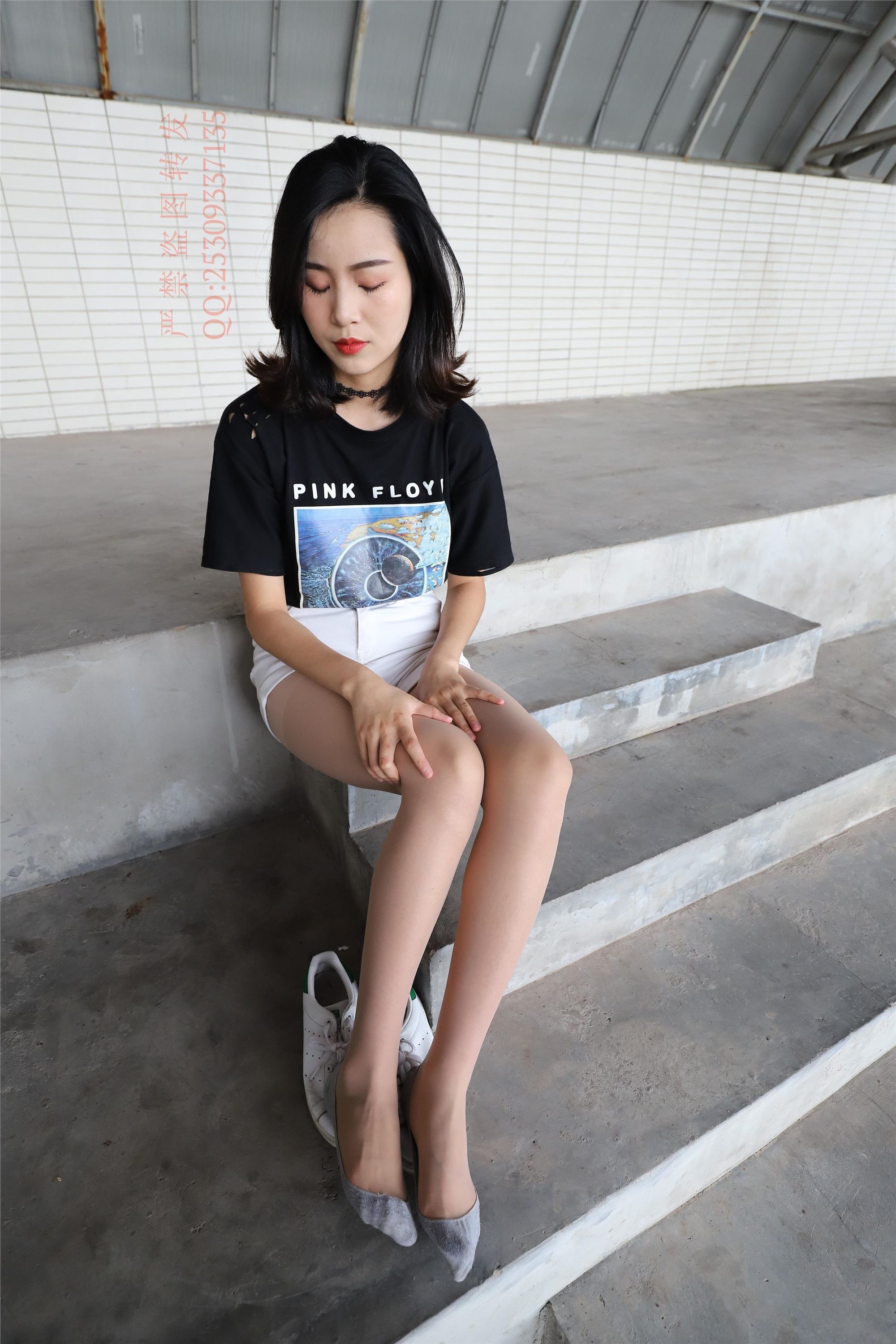 大西瓜套图 2018 7.8月活动模特二贝壳头户外肉si船袜5