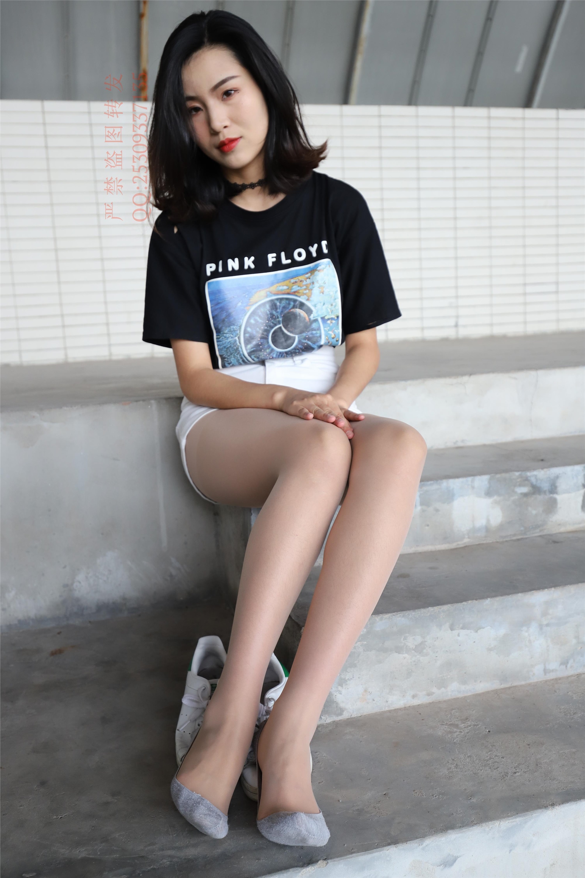 大西瓜套图 2018 7.8月活动模特二贝壳头户外肉si船袜5