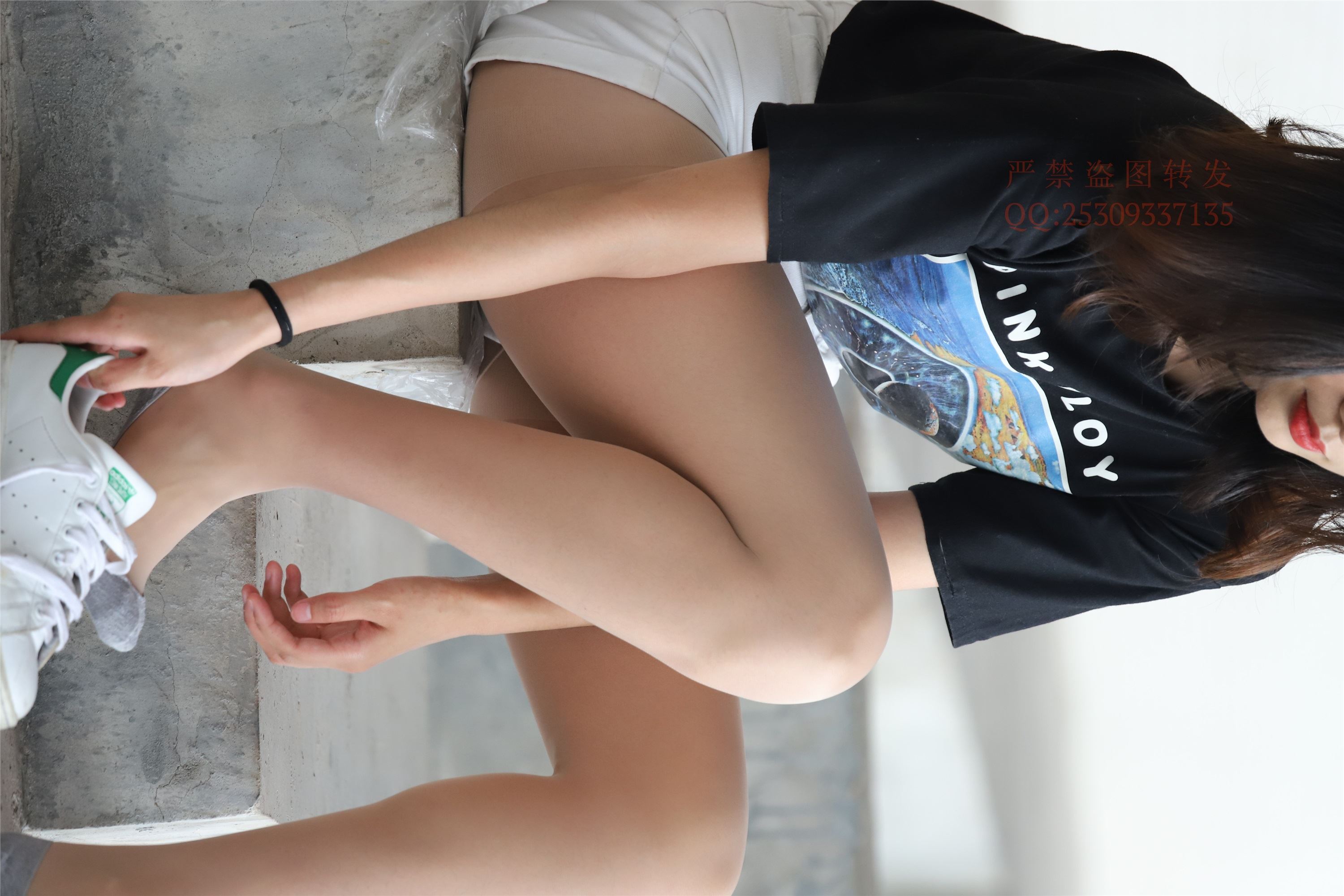 大西瓜套图 2018 7.8月活动模特二贝壳头户外肉si船袜6