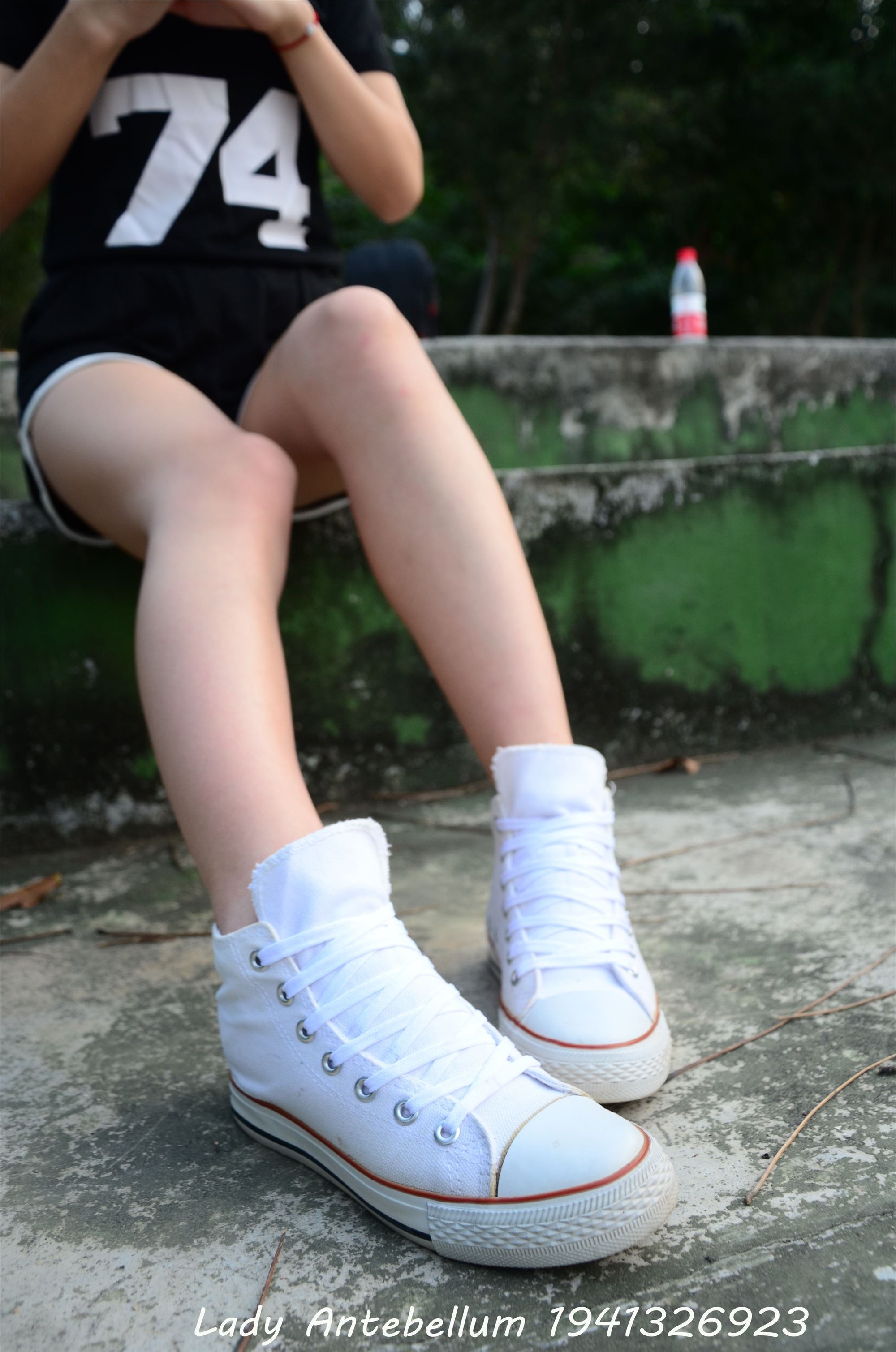 战前女神  恋足美腿棉袜女神级摄影套图 089