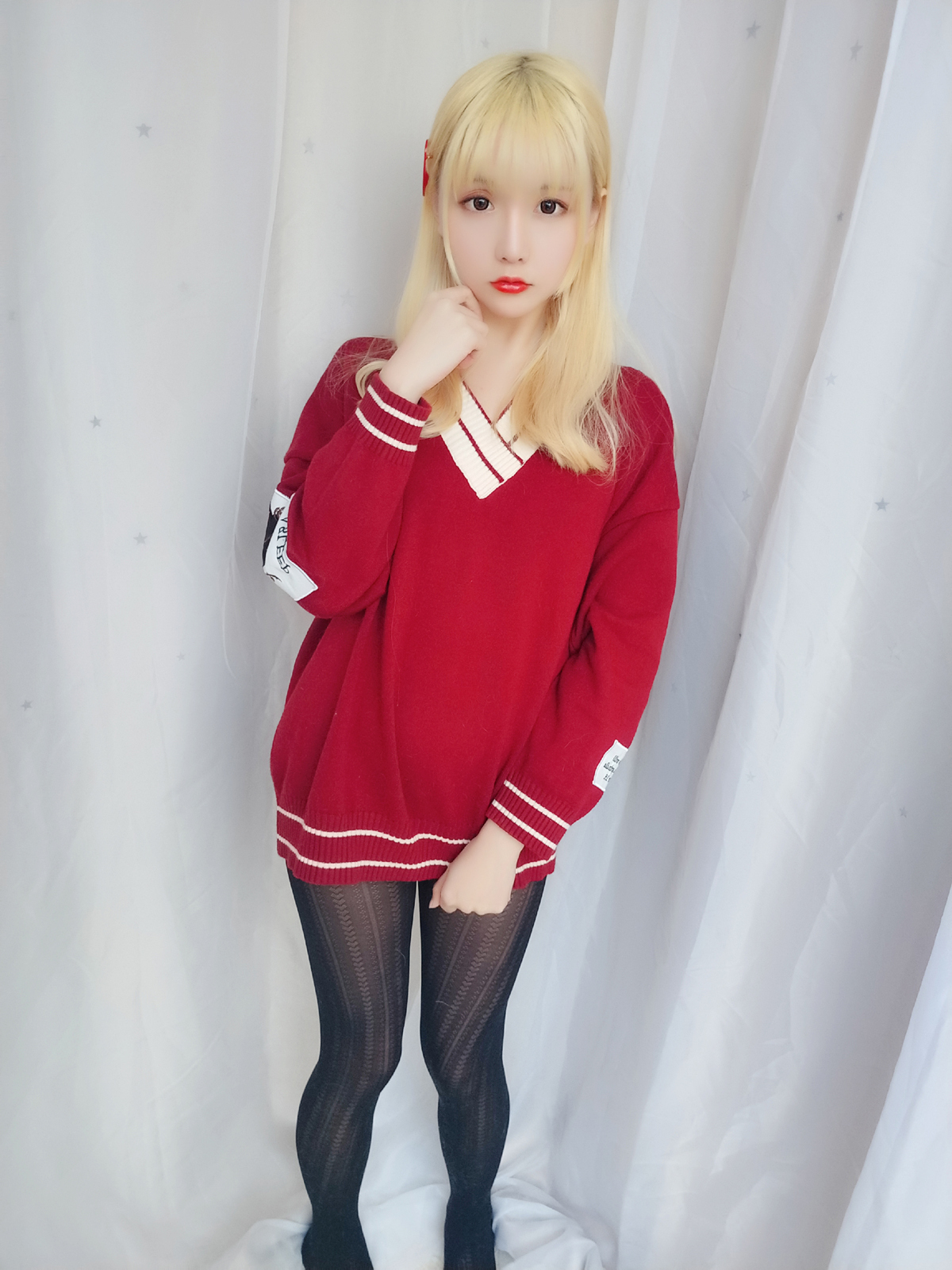 星之迟迟美女图片 VOL.8 玫瑰月光包 玫瑰味黑丝 白月光与红玫瑰