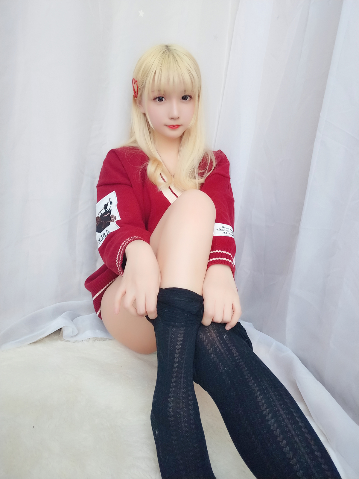 星之迟迟美女图片 VOL.8 玫瑰月光包 玫瑰味黑丝 白月光与红玫瑰