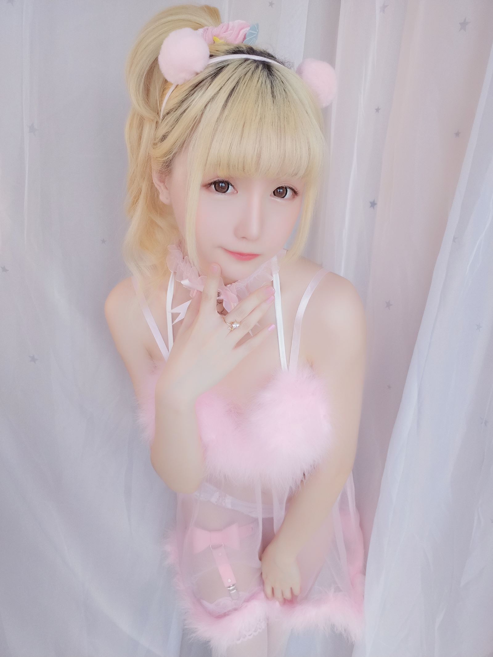 星之迟迟美女图片 VOL.9 草莓睡衣包