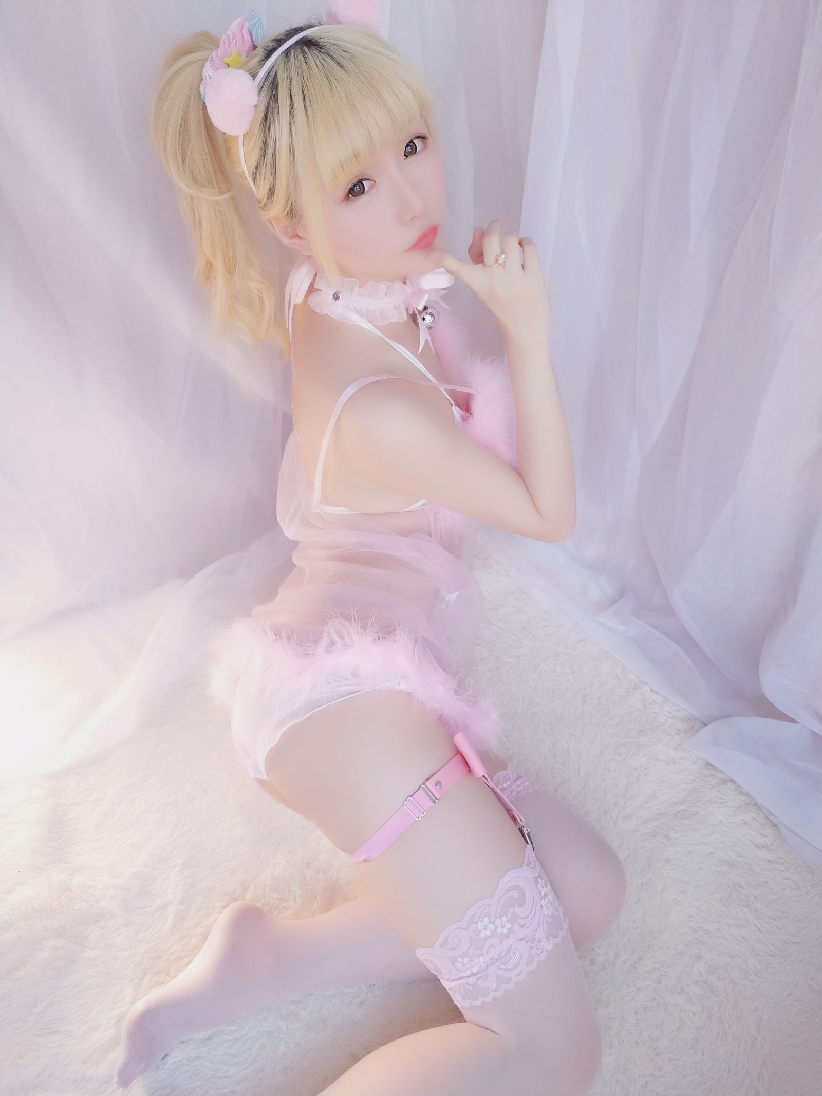 星之迟迟美女图片 VOL.9 草莓睡衣包