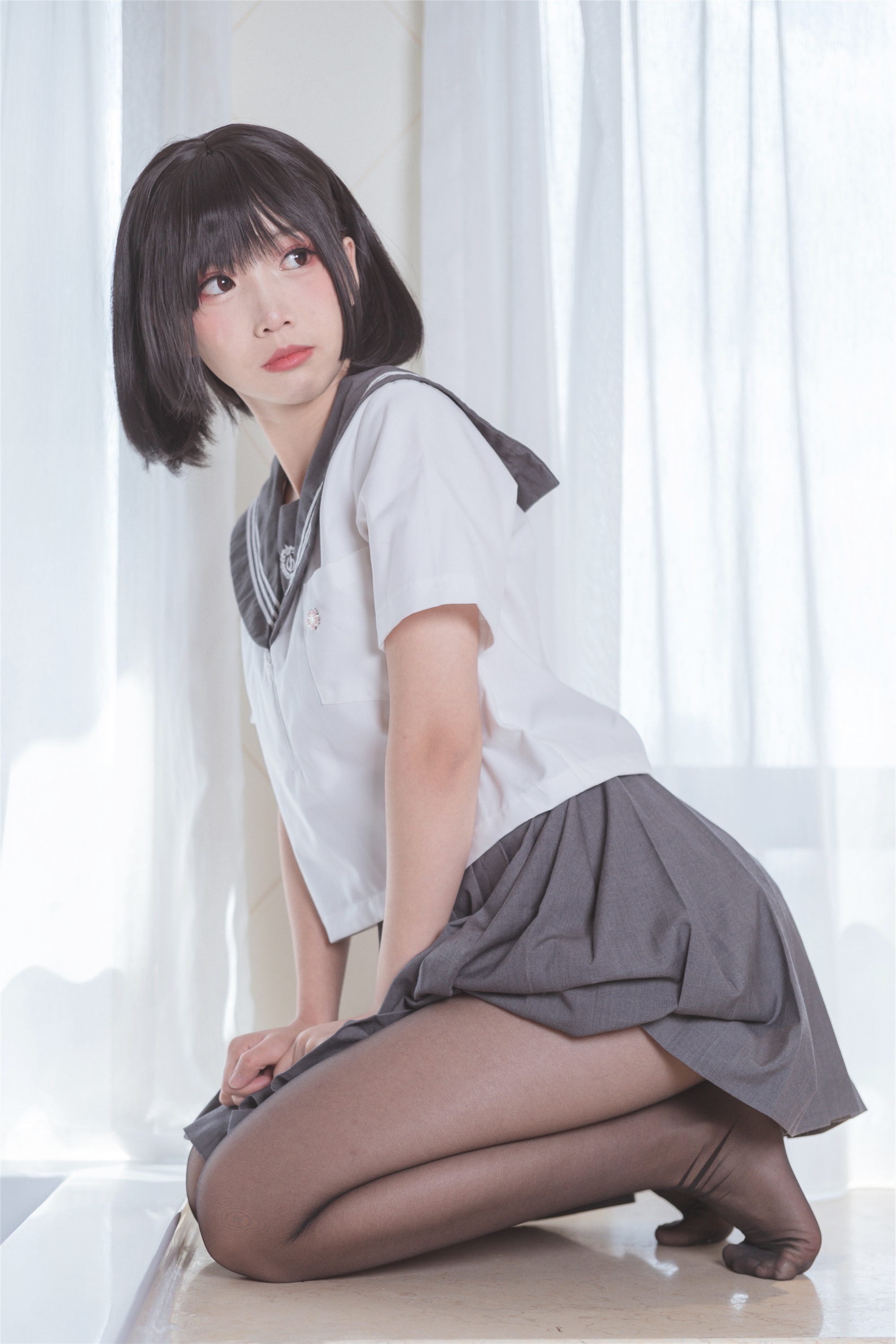 面饼仙儿 – 脑内少女 黑丝JK