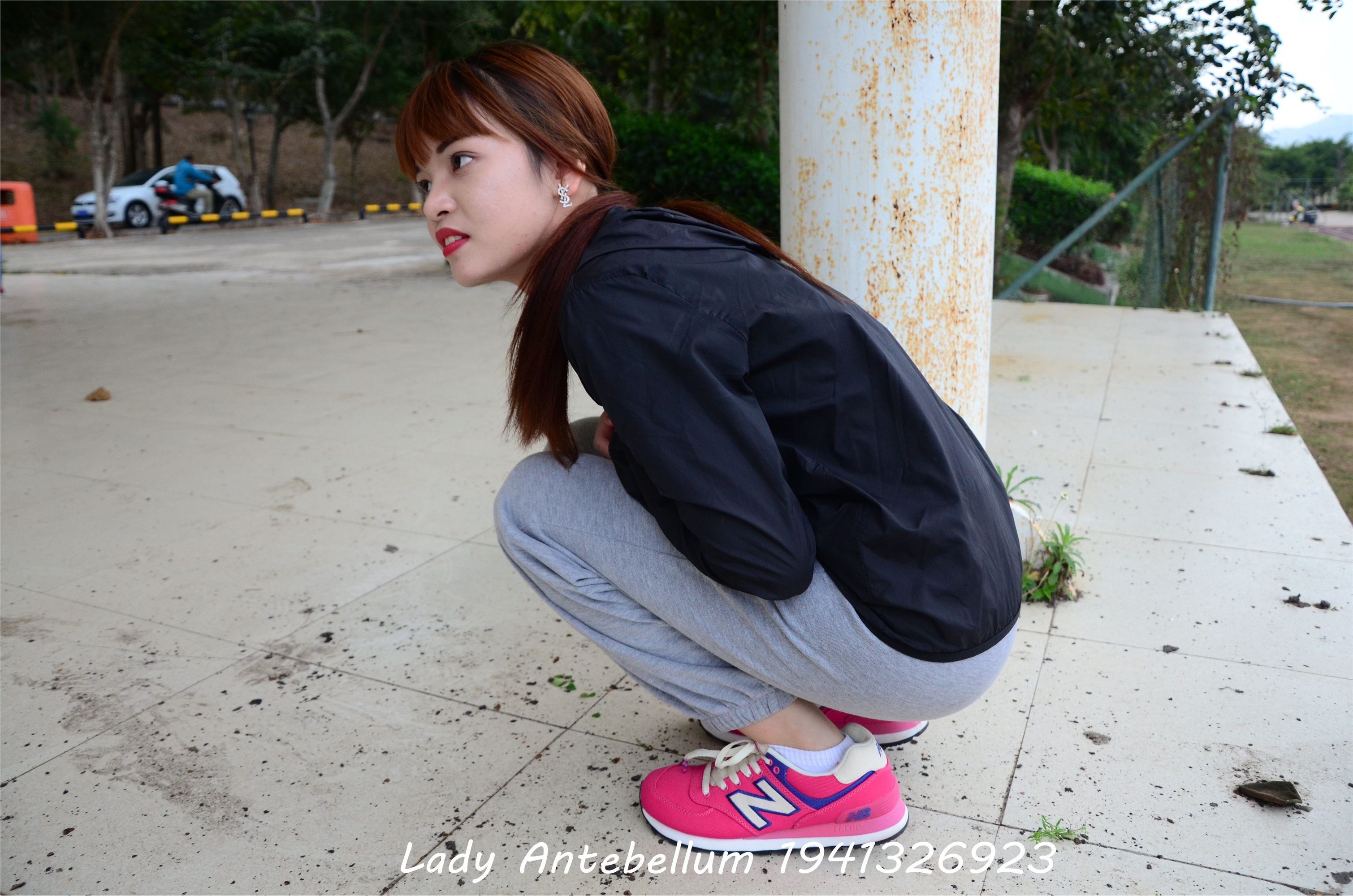 战前女神  恋足美腿棉袜女神级摄影套图 082