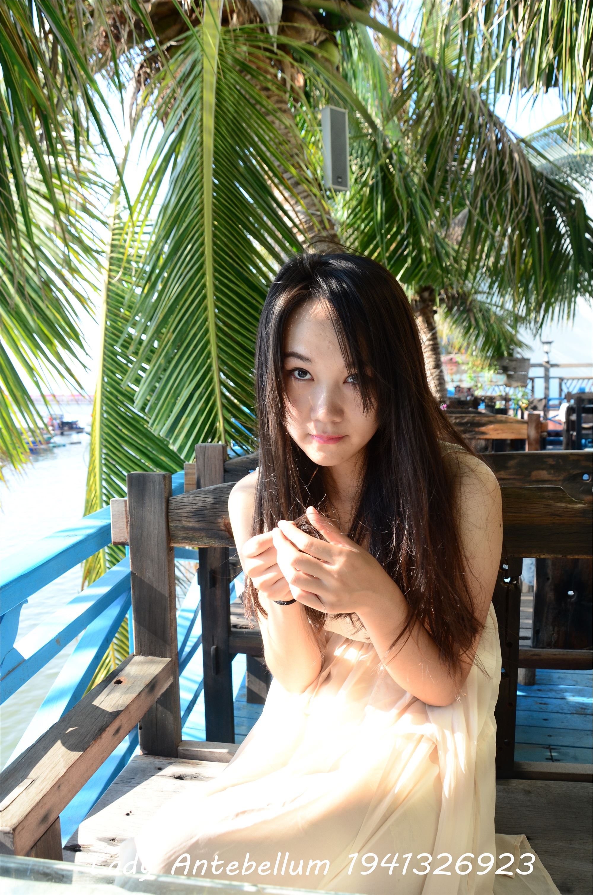 战前女神  恋足美腿棉袜女神级摄影套图 082