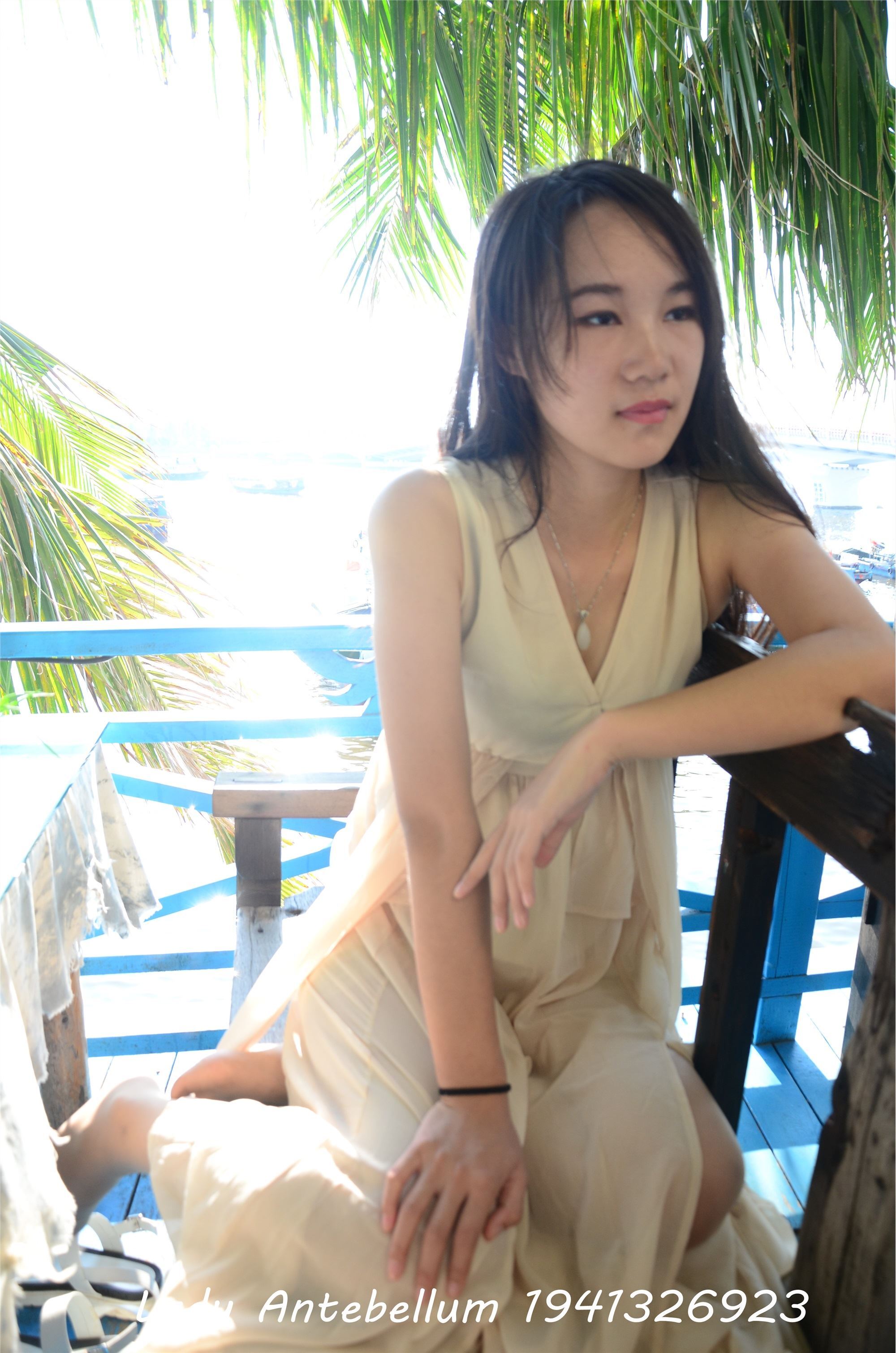 战前女神  恋足美腿棉袜女神级摄影套图 082