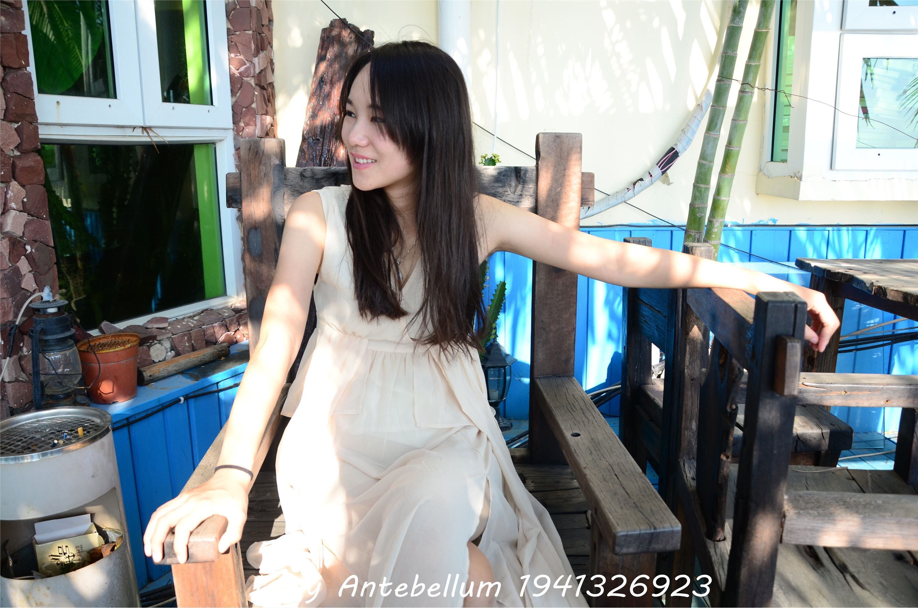 战前女神  恋足美腿棉袜女神级摄影套图 082