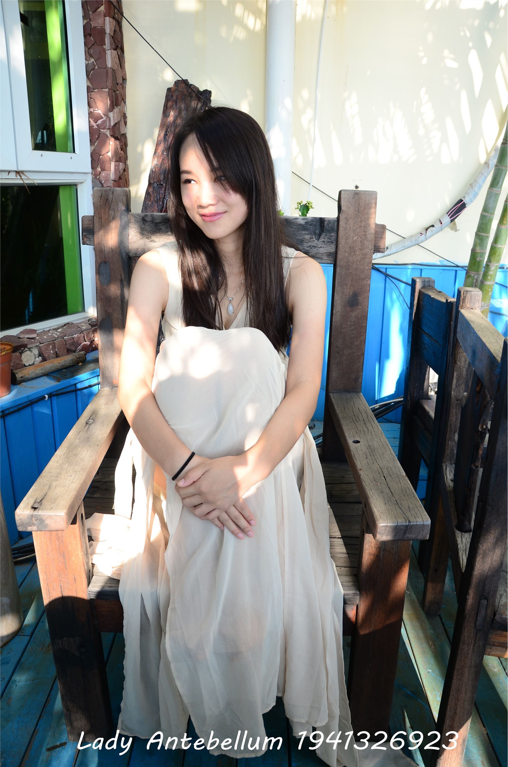 战前女神  恋足美腿棉袜女神级摄影套图 082