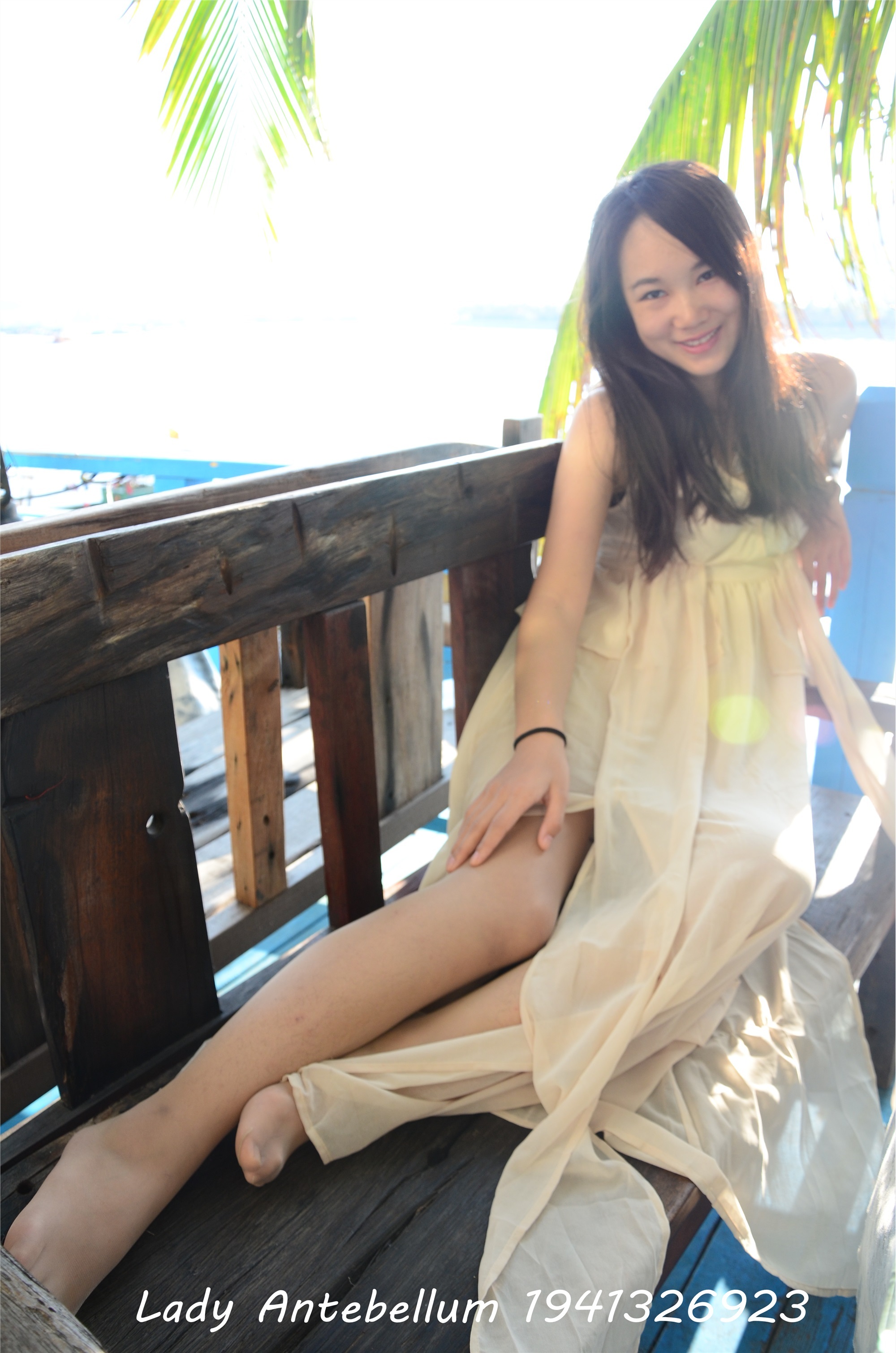 战前女神  恋足美腿棉袜女神级摄影套图 082