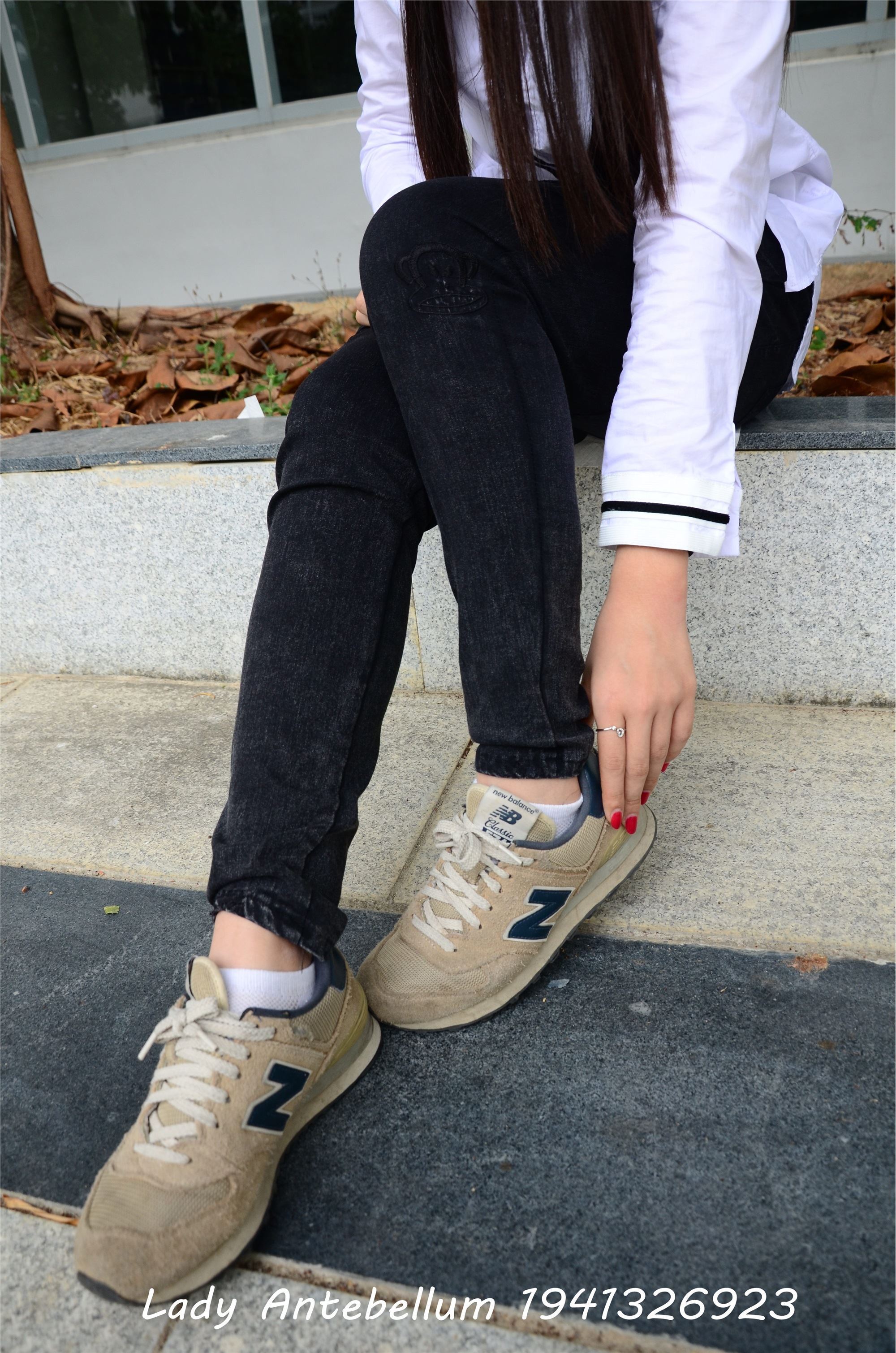 战前女神  恋足美腿棉袜女神级摄影套图 083