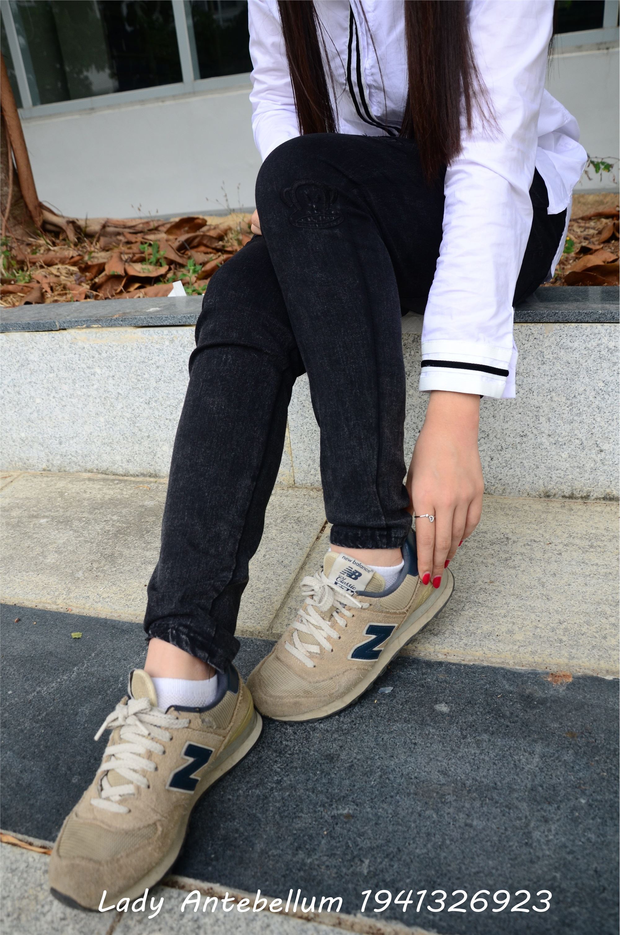 战前女神  恋足美腿棉袜女神级摄影套图 083