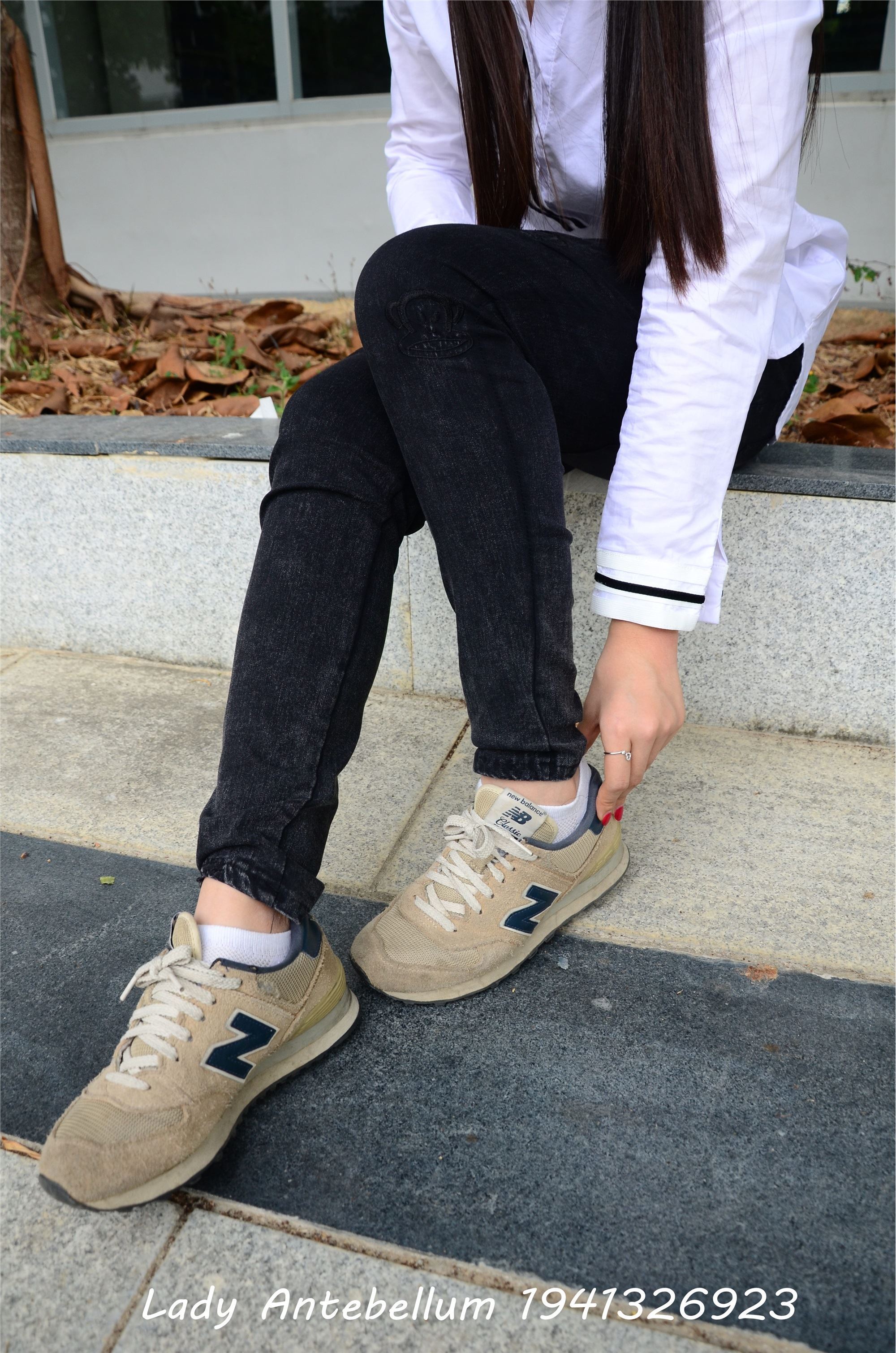 战前女神  恋足美腿棉袜女神级摄影套图 083