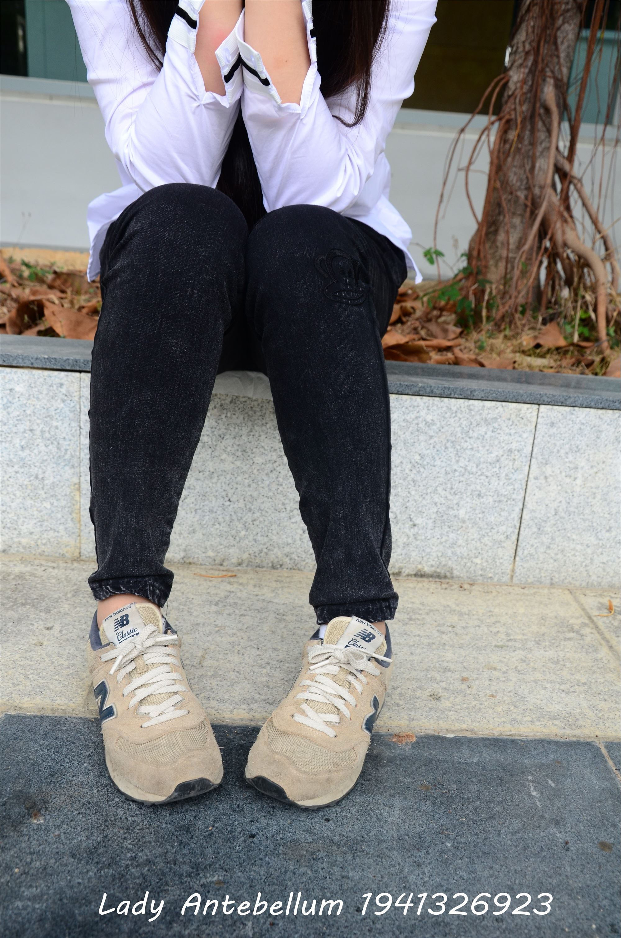 战前女神  恋足美腿棉袜女神级摄影套图 083