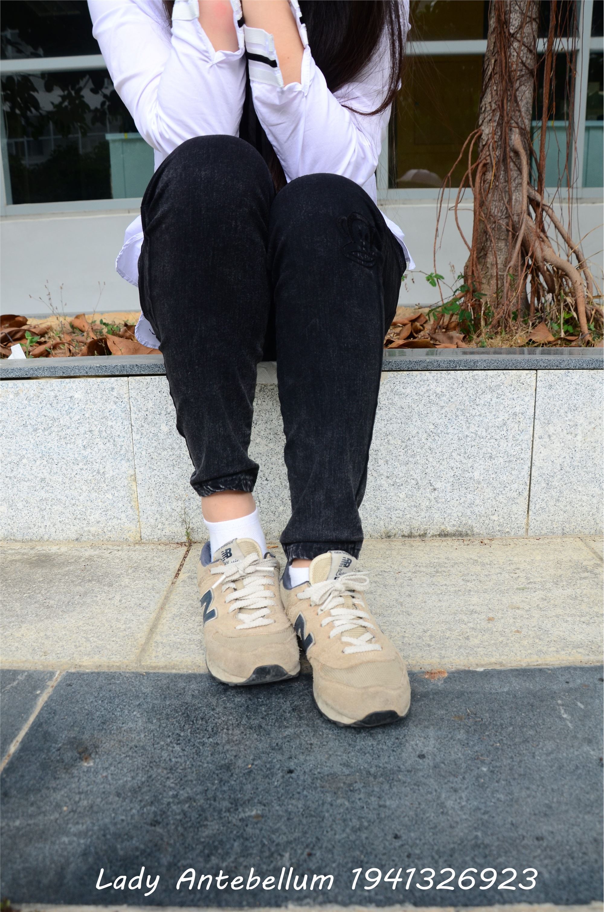 战前女神  恋足美腿棉袜女神级摄影套图 083