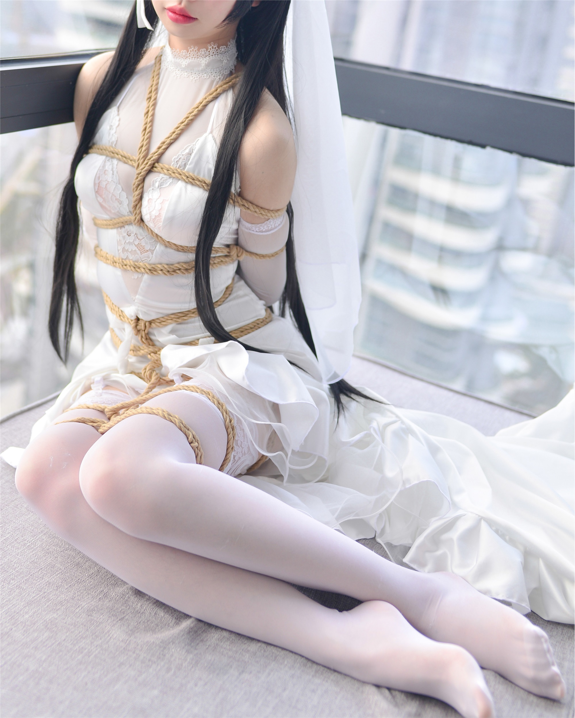 Cos小姐姐雪琪- 爱宕高跟美腿与婚纱